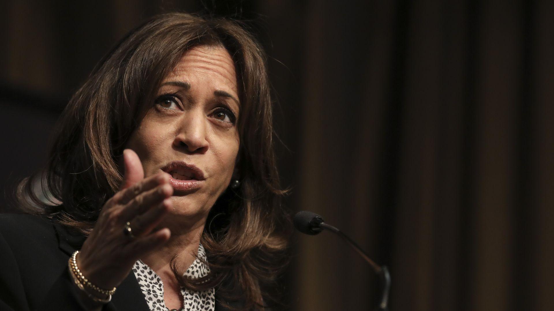 Kamala harris teams background