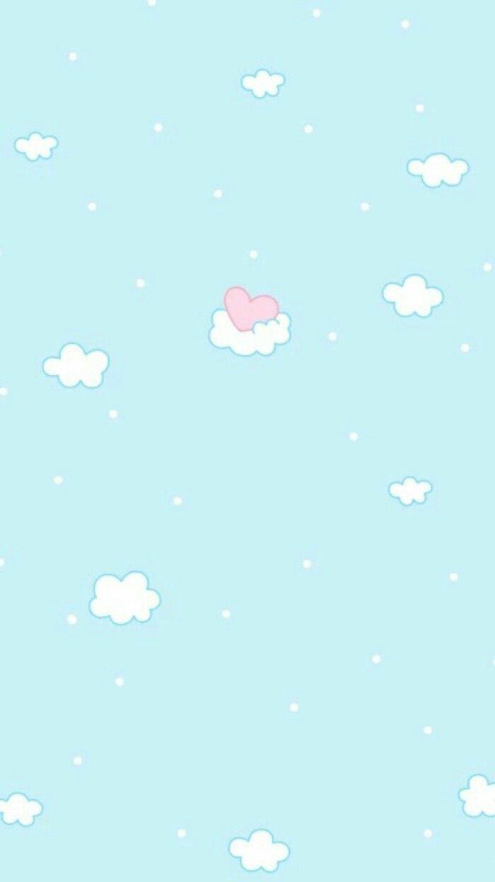 Pastel Cute Clouds Kawaii Sky HD phone wallpaper  Pxfuel