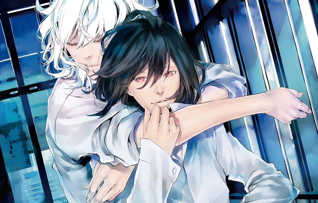 1332x850 Wallpaper Art, Anime, Guys, Anime, Hugs, Senen Ay, Shounen Ai
