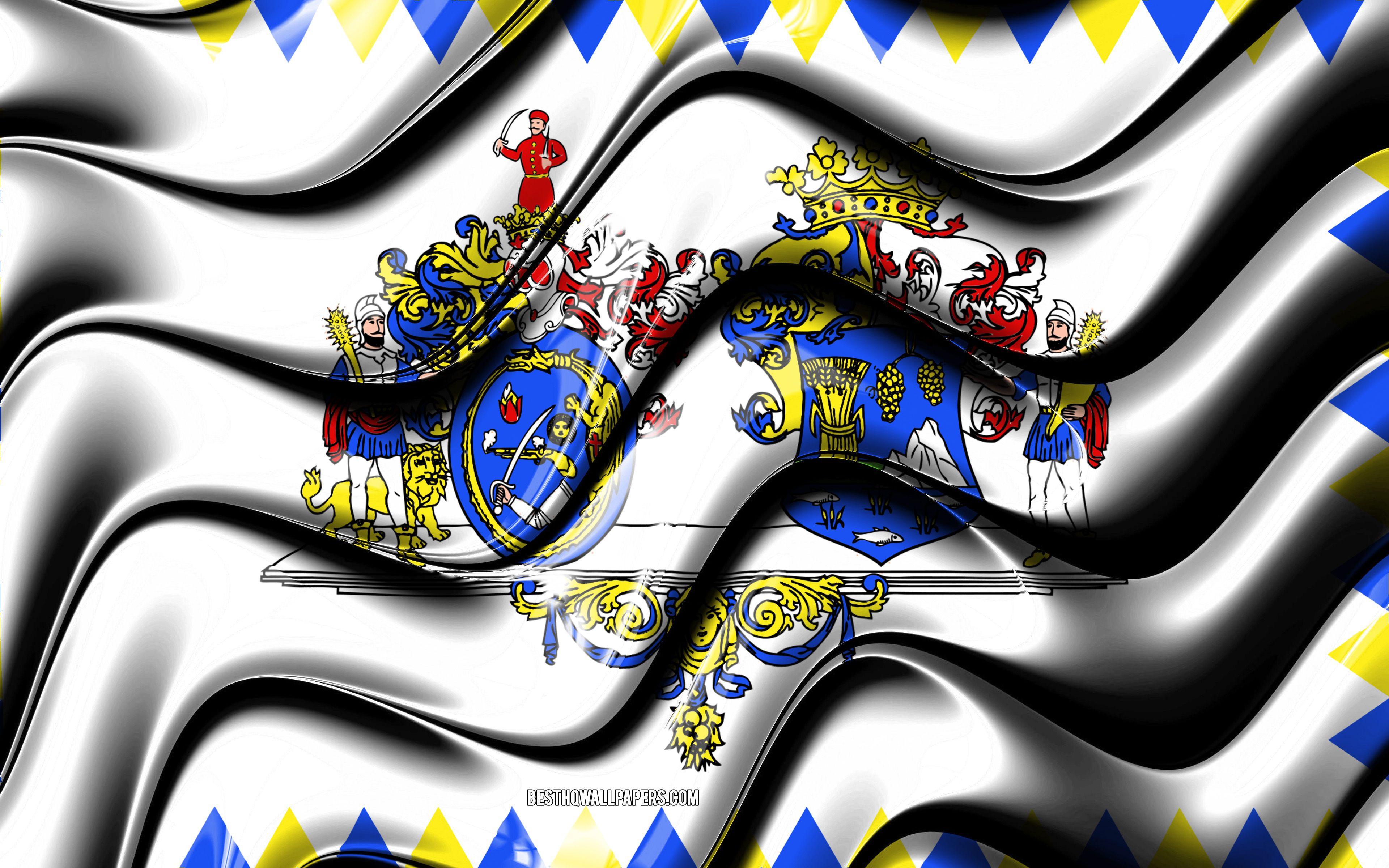 3840x2400 Download Wallpaper Hajdu Bihar Flag, 4k, Counties Of Hungary