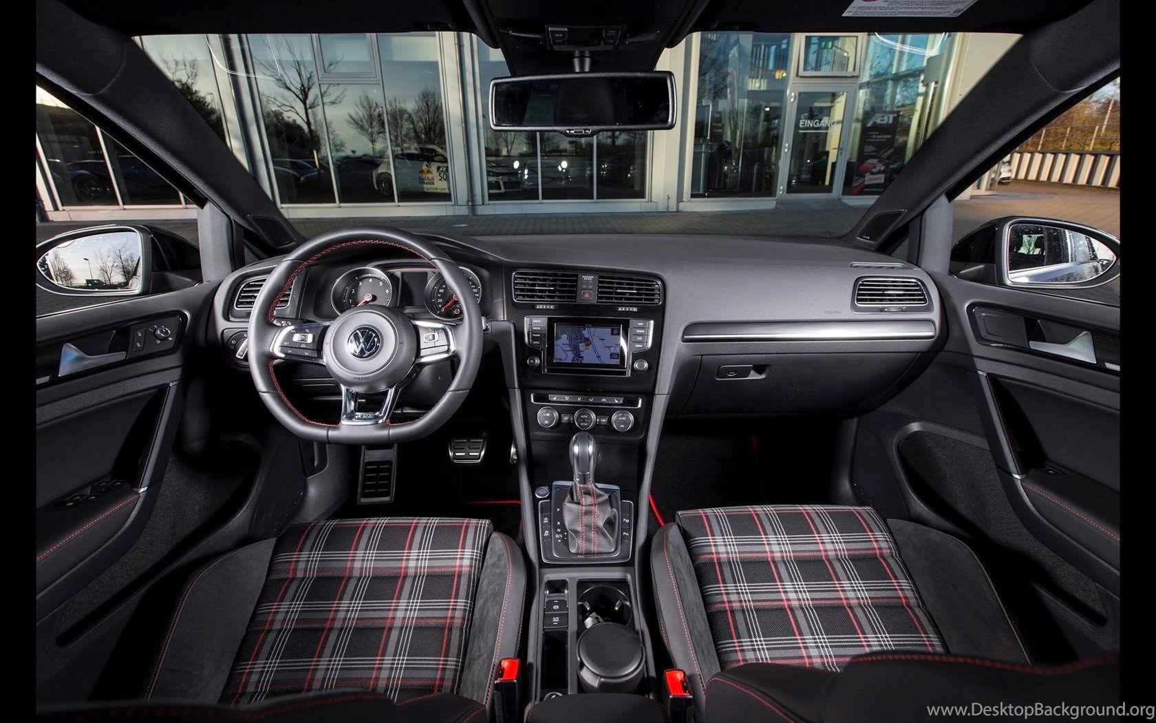 1680x1050 ABT Volkswagen Golf VII GTI Dark Edition Interior 1