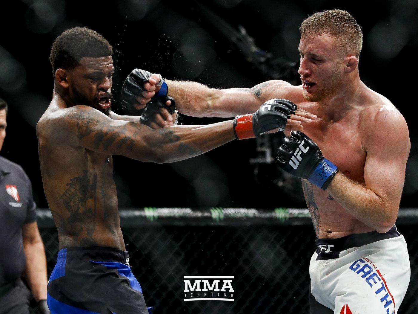 1400x1050 UFC full fight video: Watch Justin Gaethje's thrilling debut