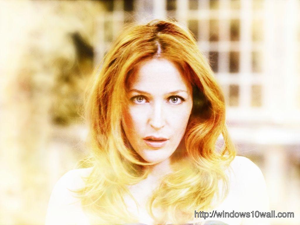 1024x768 Gillian Anderson Wallpaper