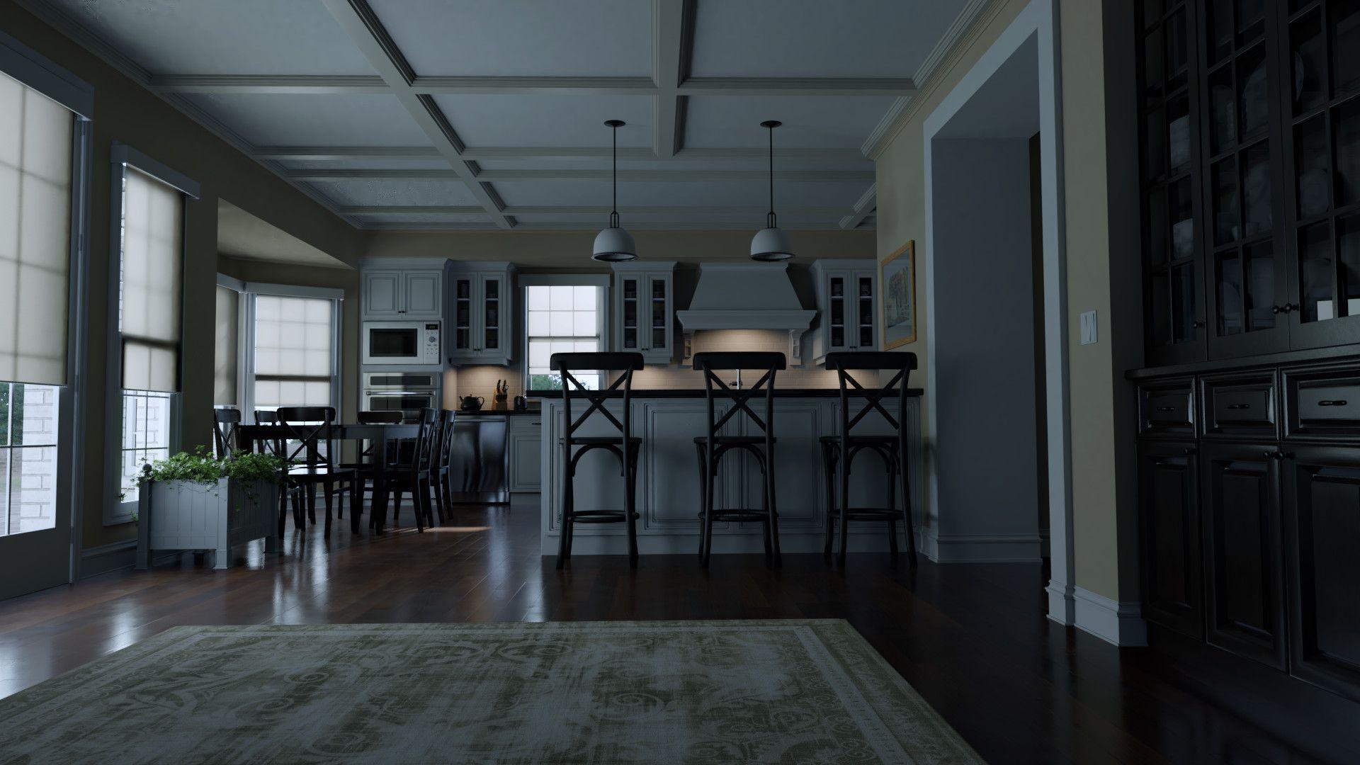 1920x1080 Making the Lounge from Gone Girl in 20 minutes in Blender