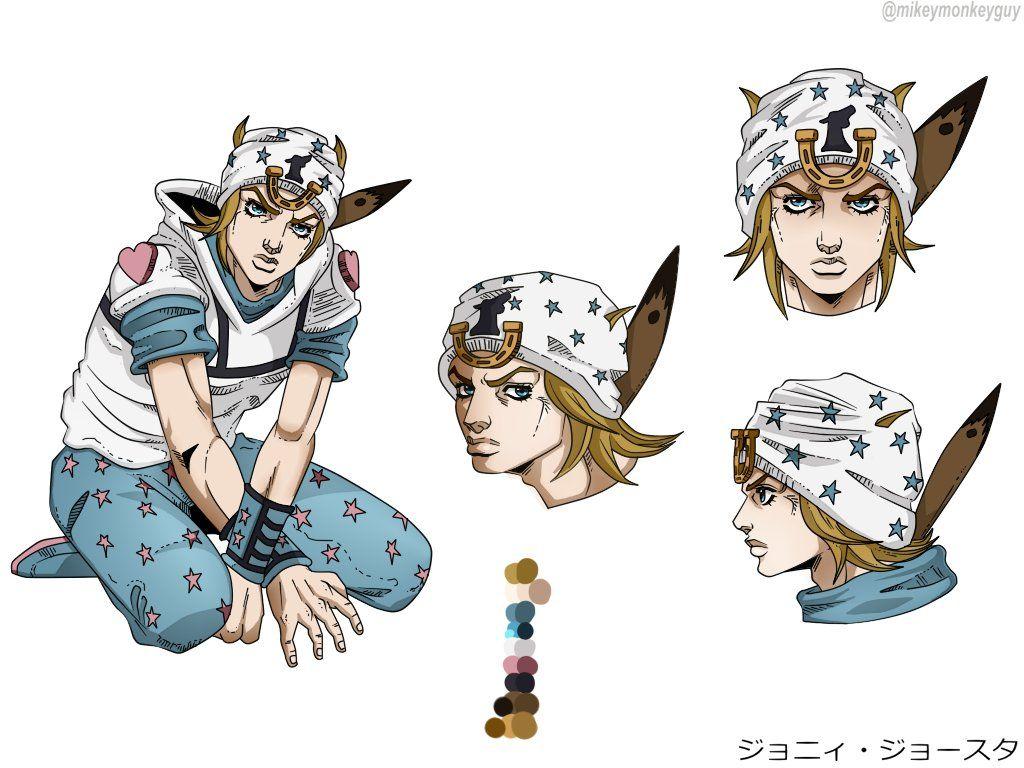 1024x768 Fanart My Fanmade Johnny Joestar Anime Keyart Concept