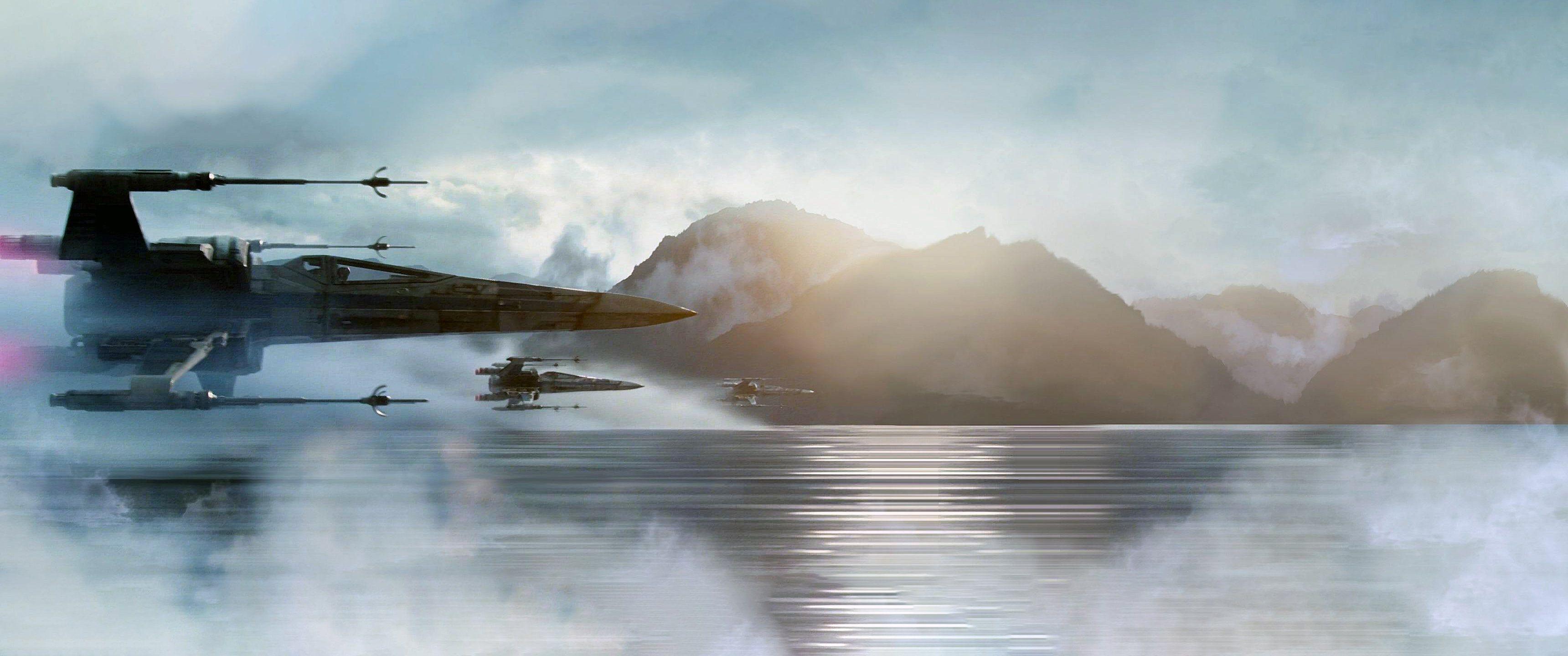 3440x1440 X Wing From Star Wars: The Force Awakens