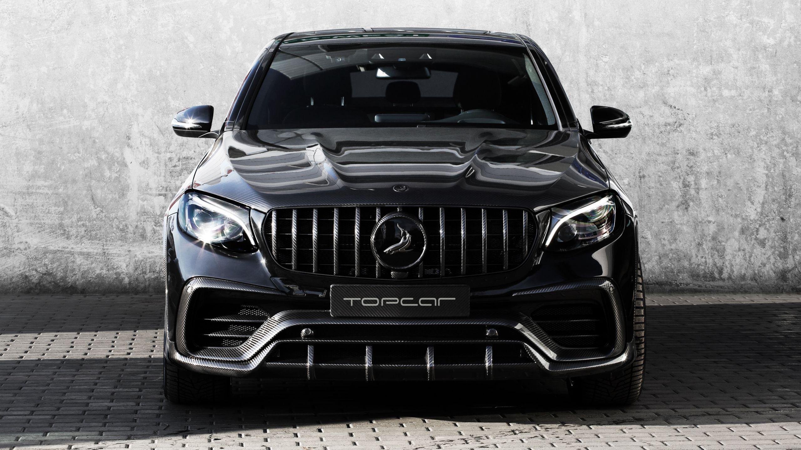2560x1440 Download Mercedes Benz GLC Coupe Inferno, Black Wallpaper