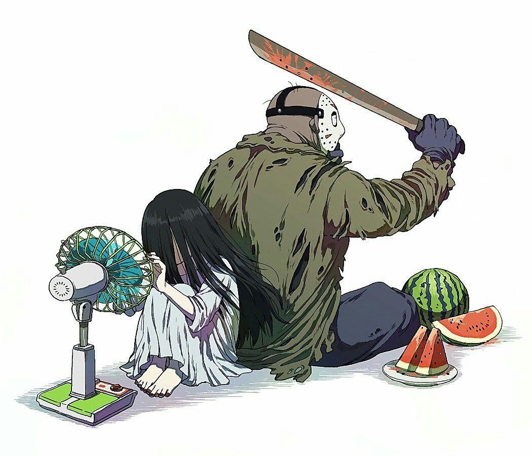 1050x900 The Ring, Sadako Yamamura, Friday the 13th, Jason Voorhees, Horror