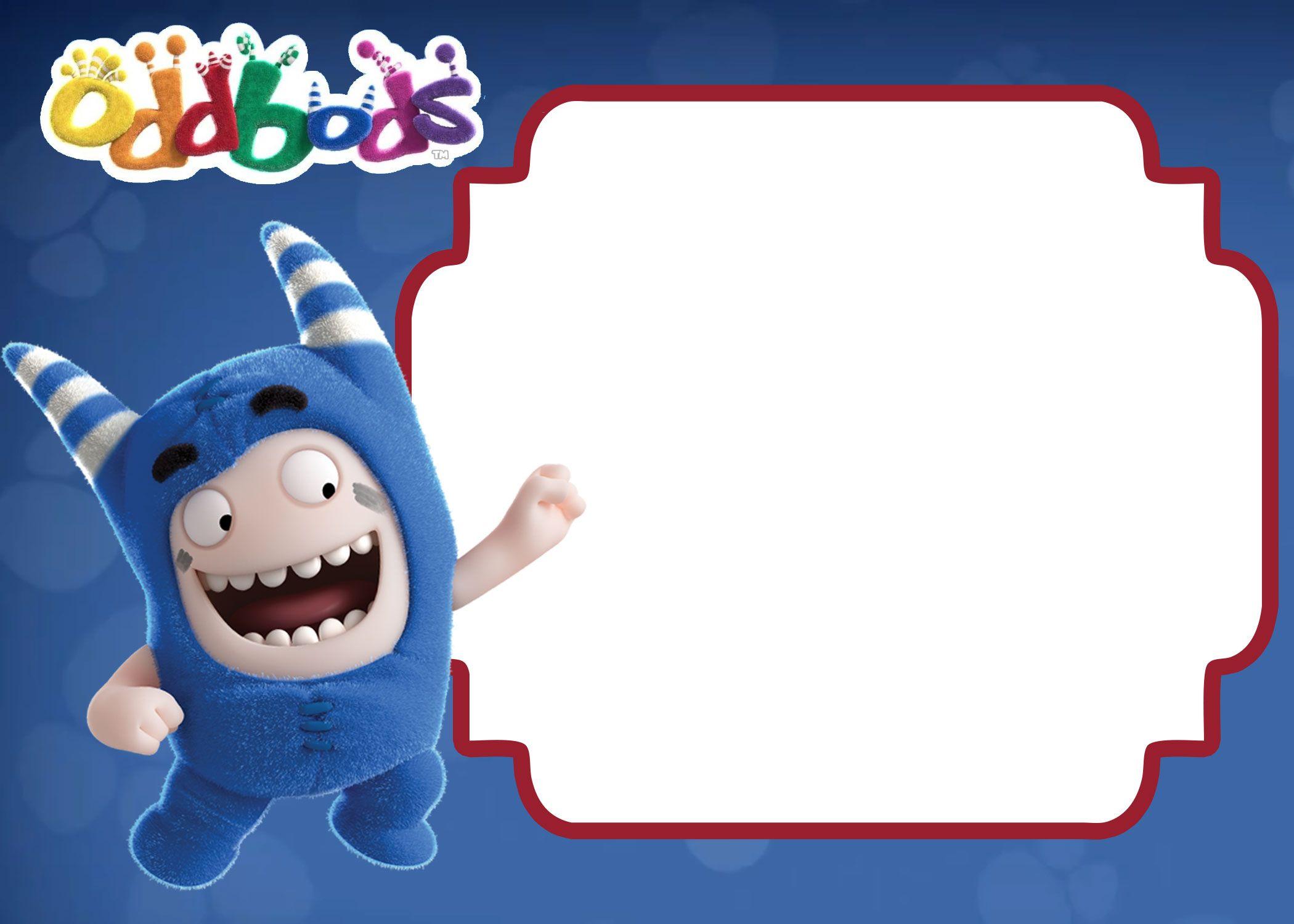 2100x1500 FREE Printable Oddbods Invitation Templates. Tarjetas invitacion