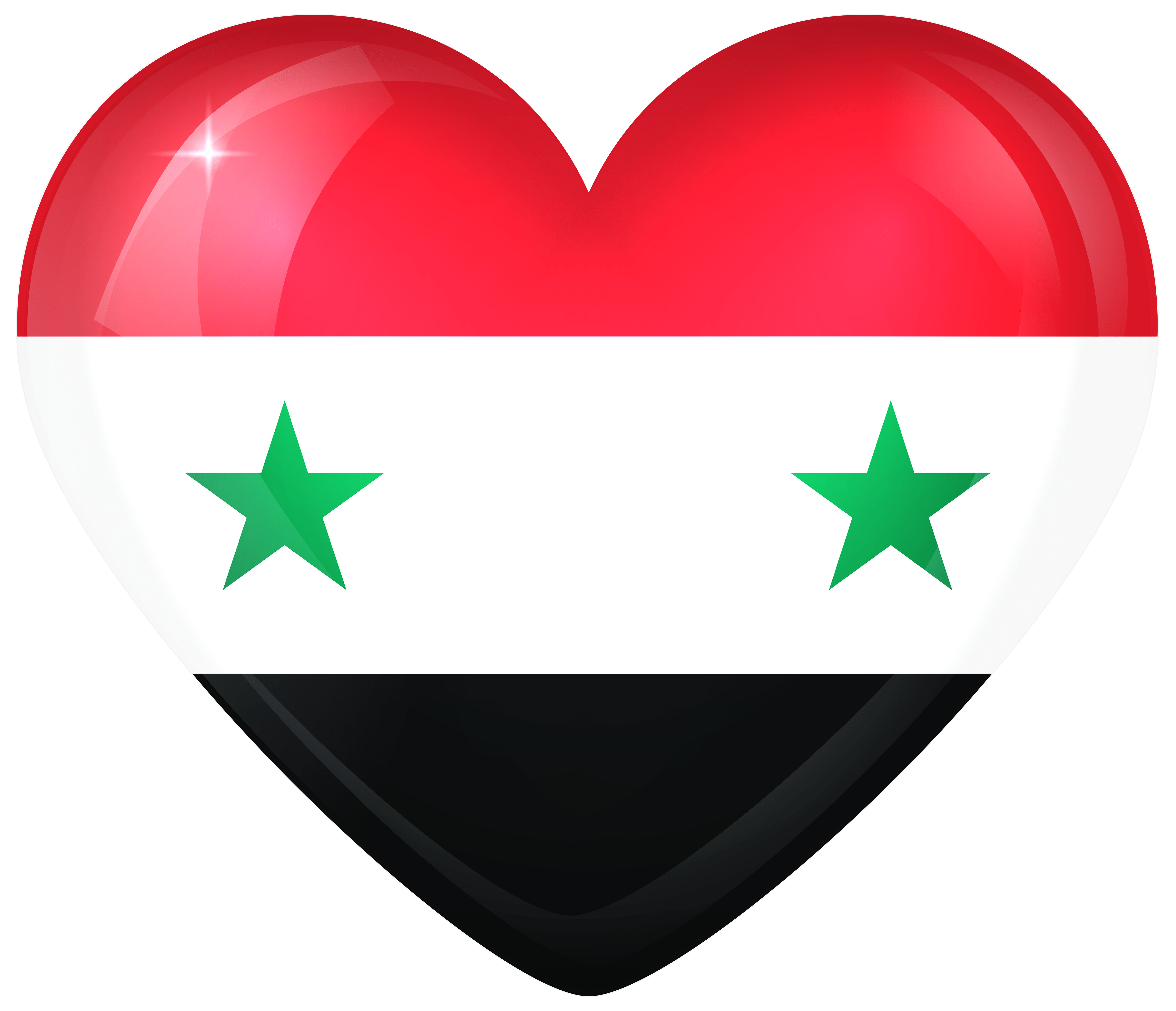 6000x5156 Syria Large Heart Flag Quality