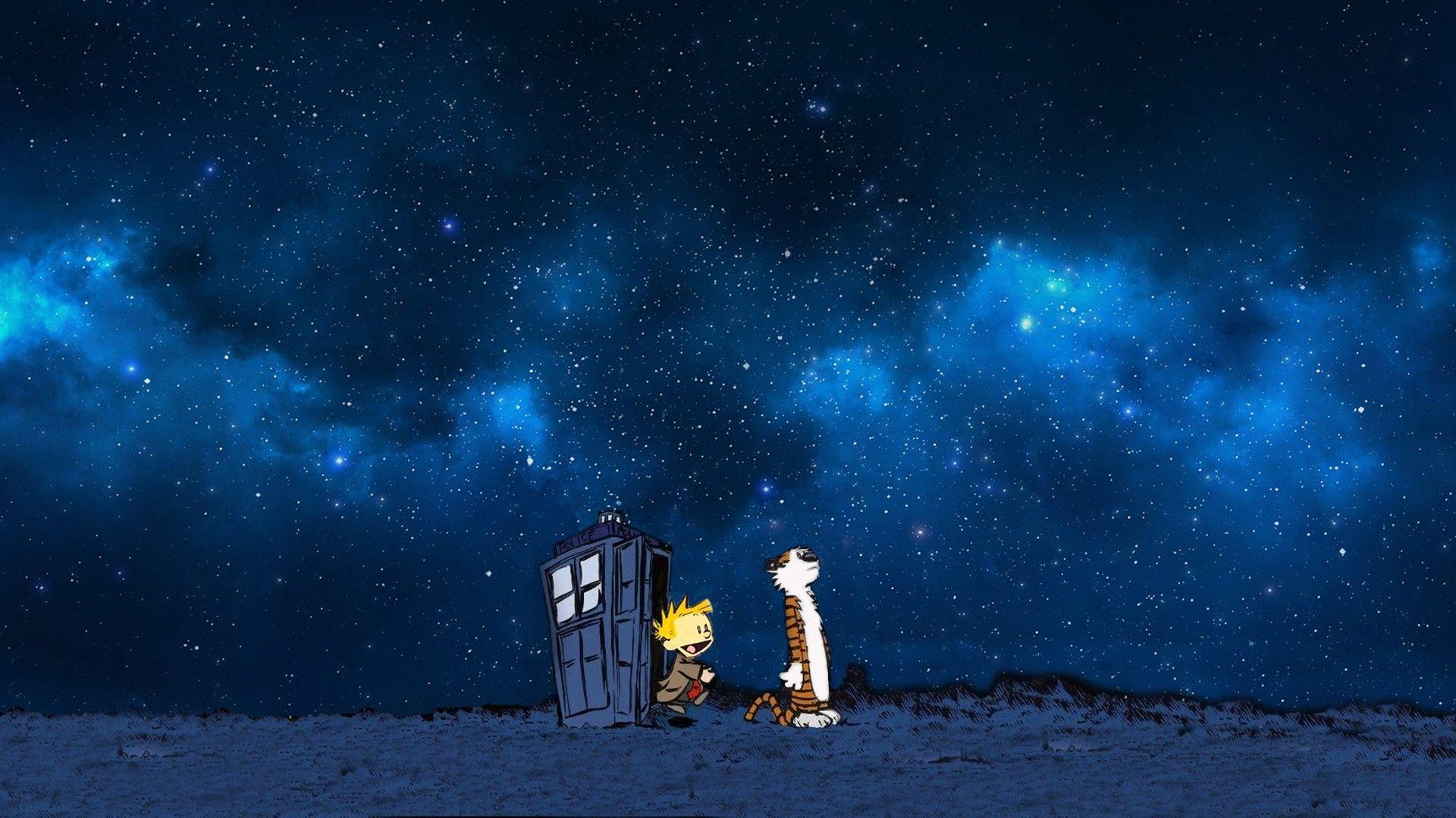 1920x1080 Calvin and Hobbes Wallpaper Space