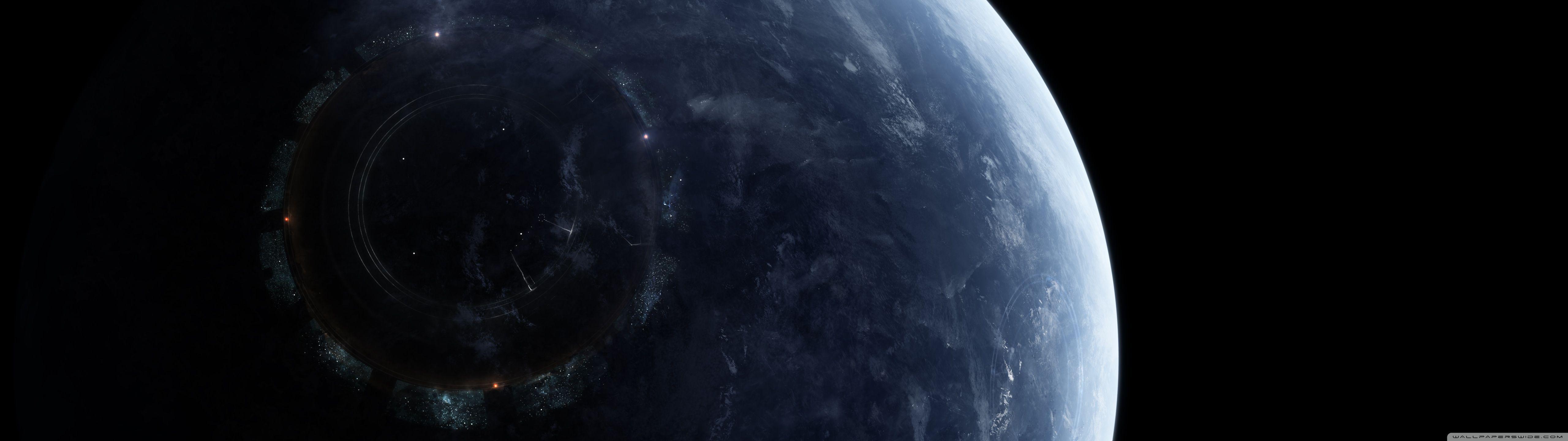 5120x1440 Desktop Dual Screen Universe Wallpaper