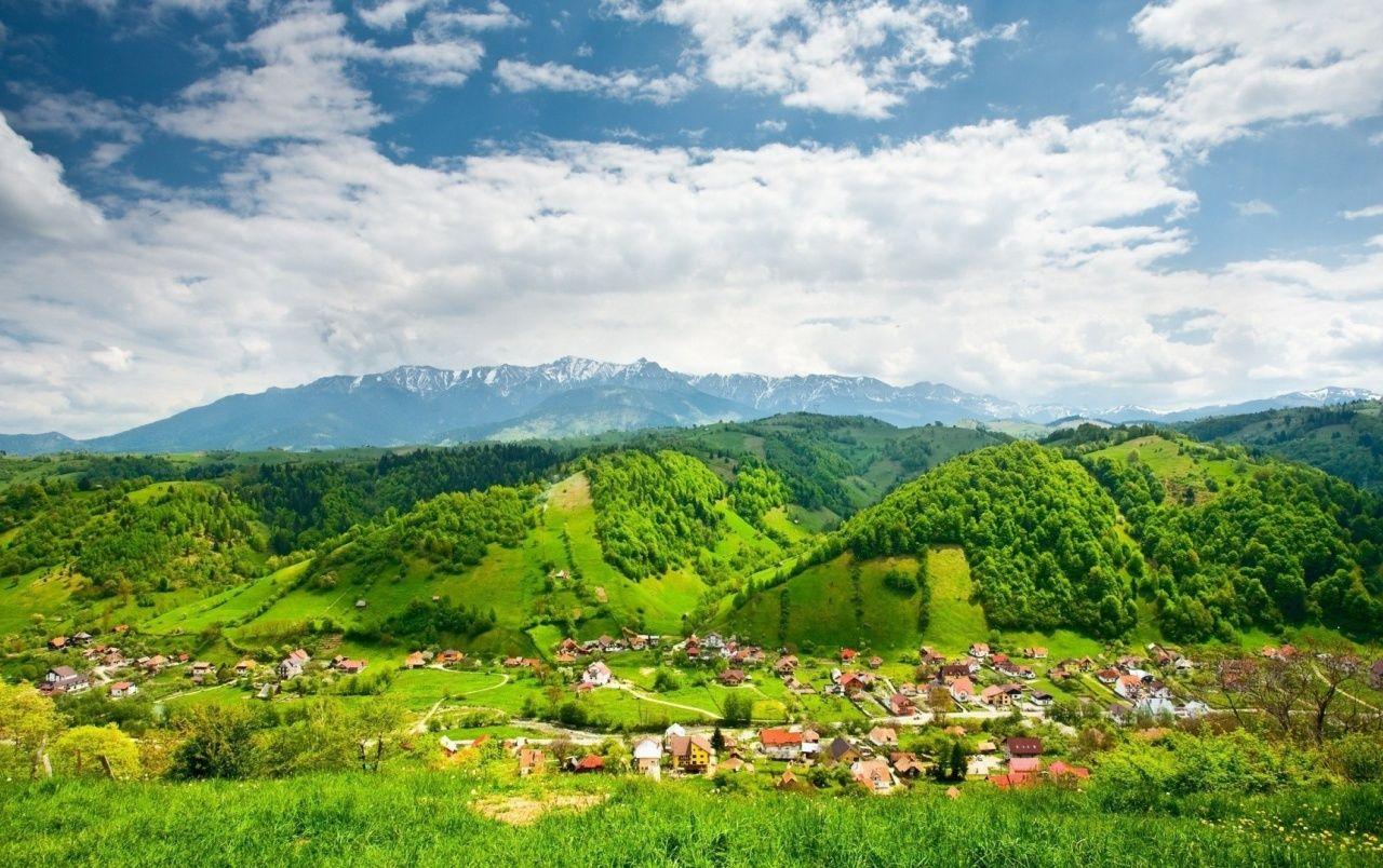 1280x804 Mountain City wallpaper. Mountain City