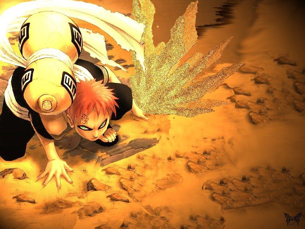 1024x768 Gaara, Sand, Ninjas Wallpaper HD / Desktop and Mobile Background