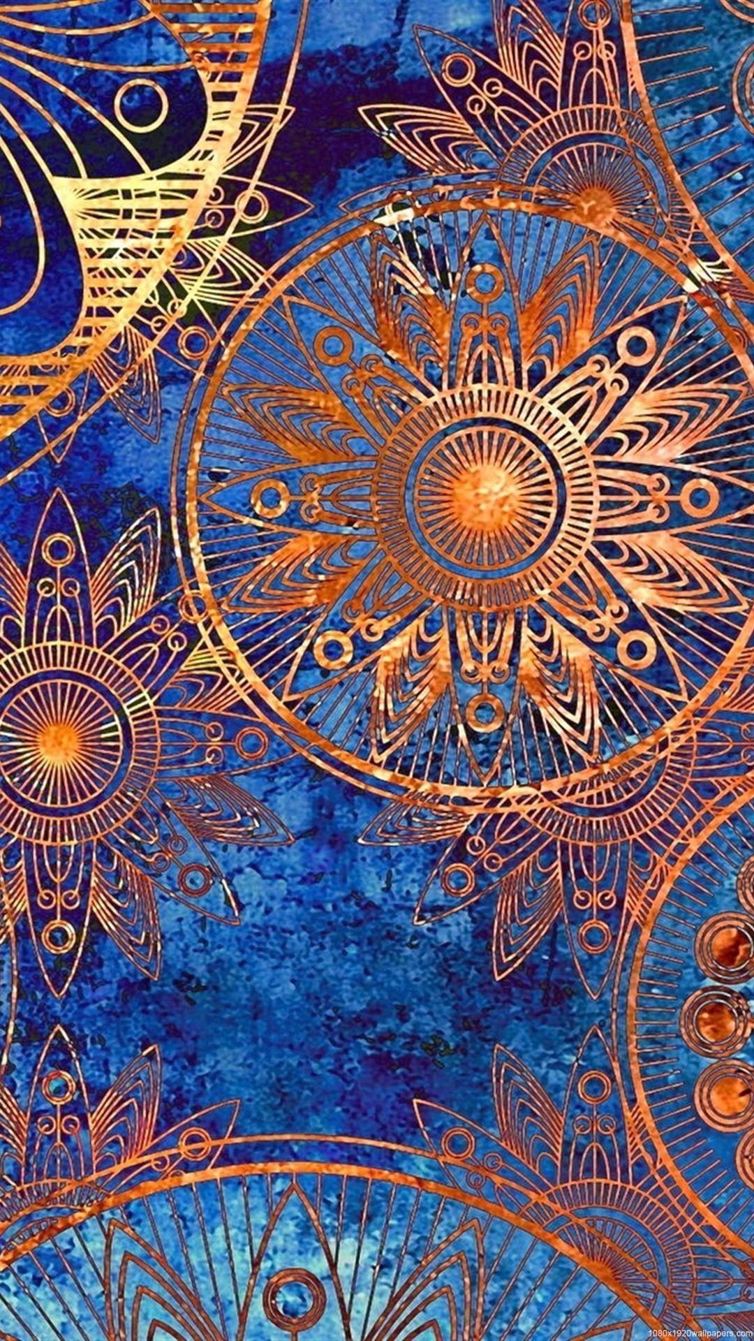1080x1920 Abstract Cool Circle Line Pattern Wallpaper HD
