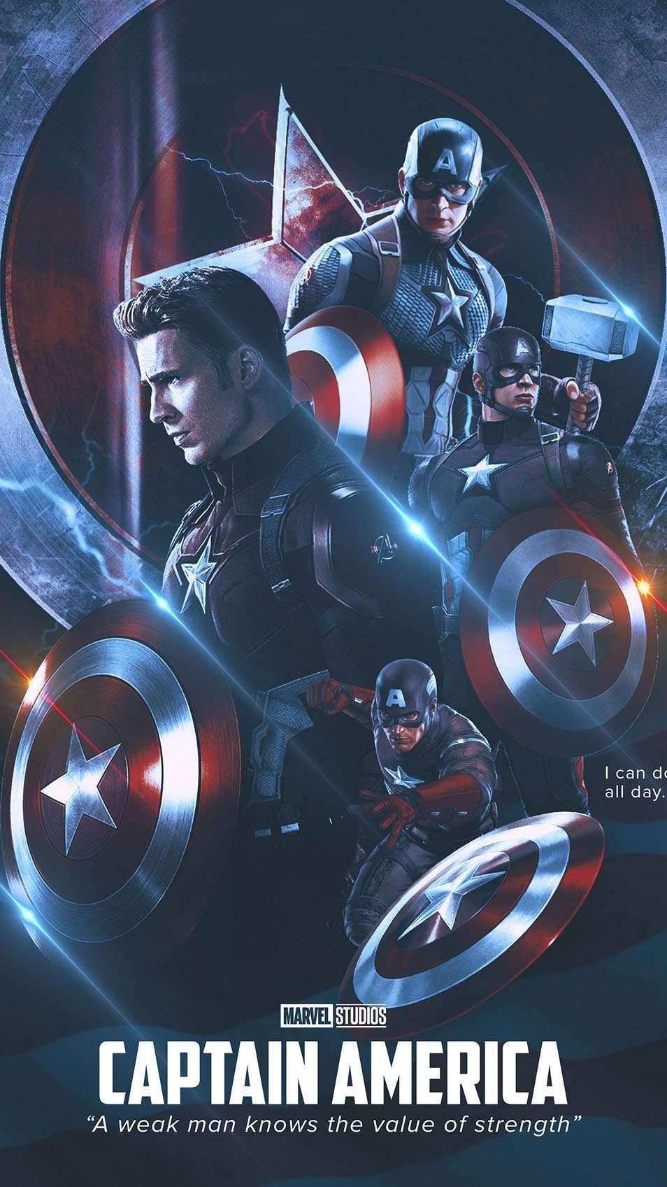 954x1697 History Of Captain America IPhone Wallpaper. Captain america