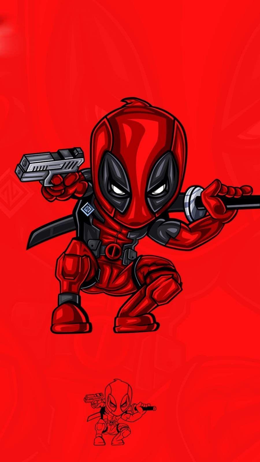 900x1600 Deadpool Red Art Hình nền iPhone.  Hình nền siêu anh hùng, Hình nền Deadpool, Nghệ thuật Deadpool