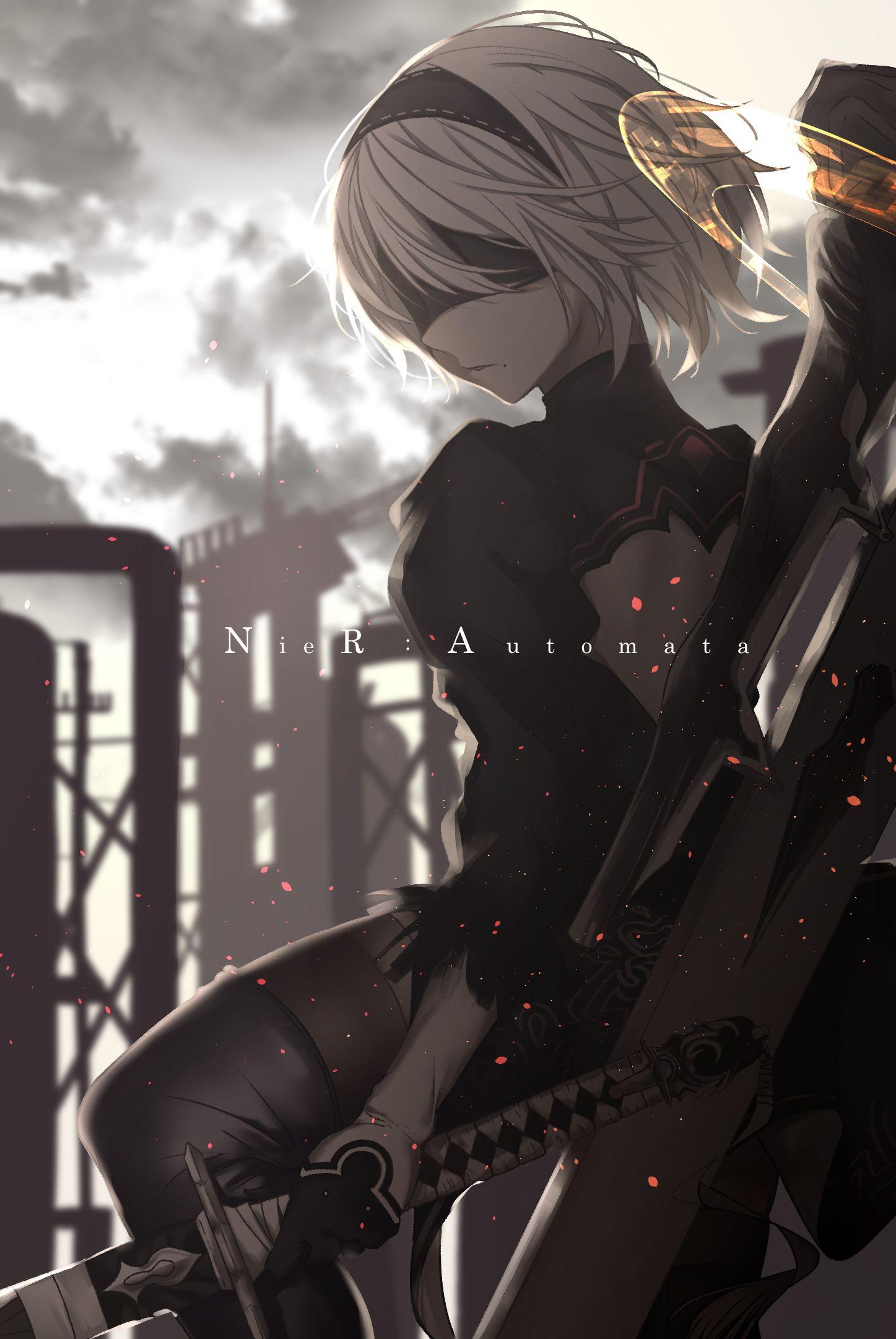 Cyberpunk 2077 Girl Samurai Jacket Nier 2B HD 4K Wallpaper #8.2207