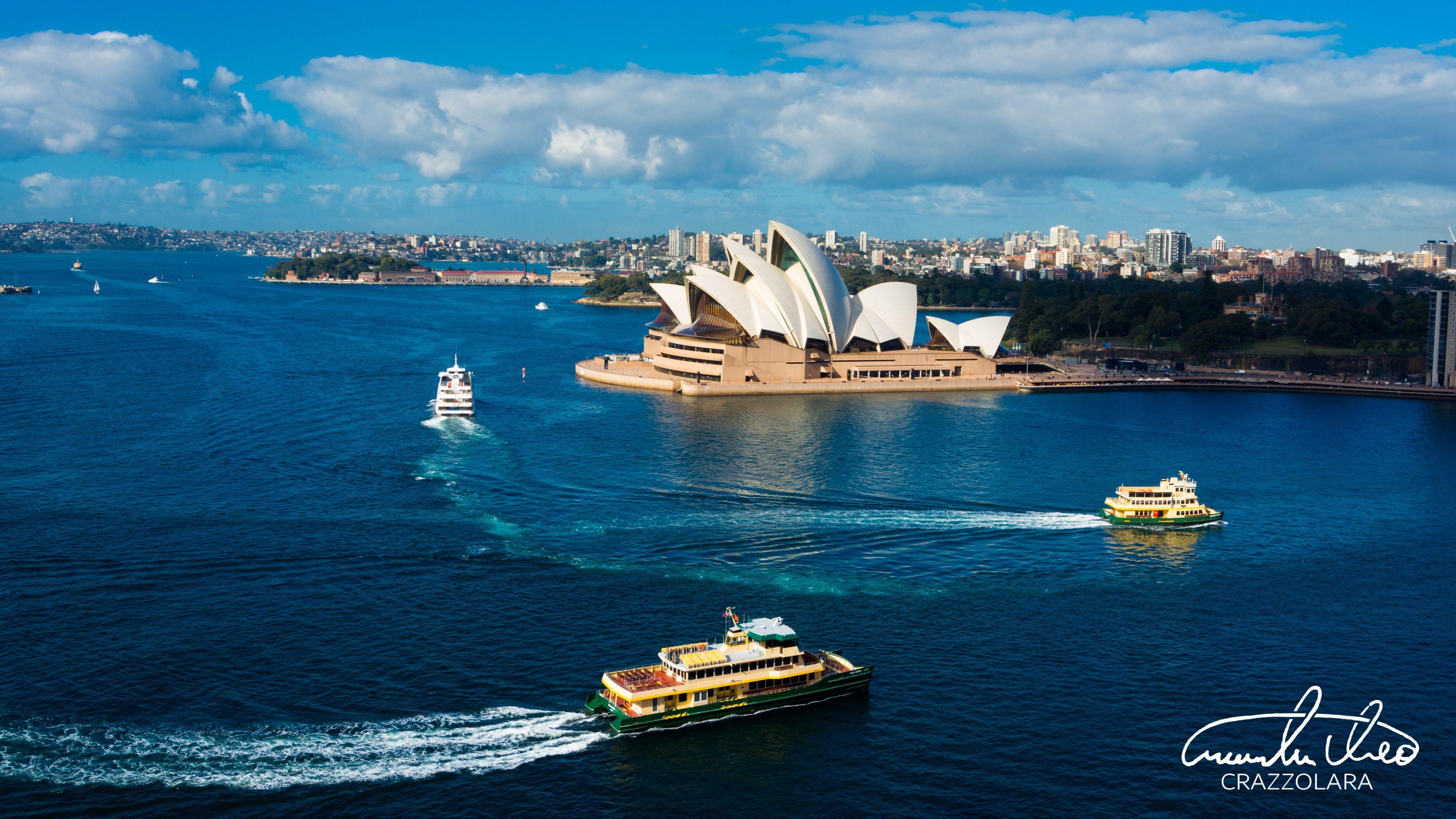 3840x2160 Download wallpaper 3840x2160 sydney opera house, theater, harbor