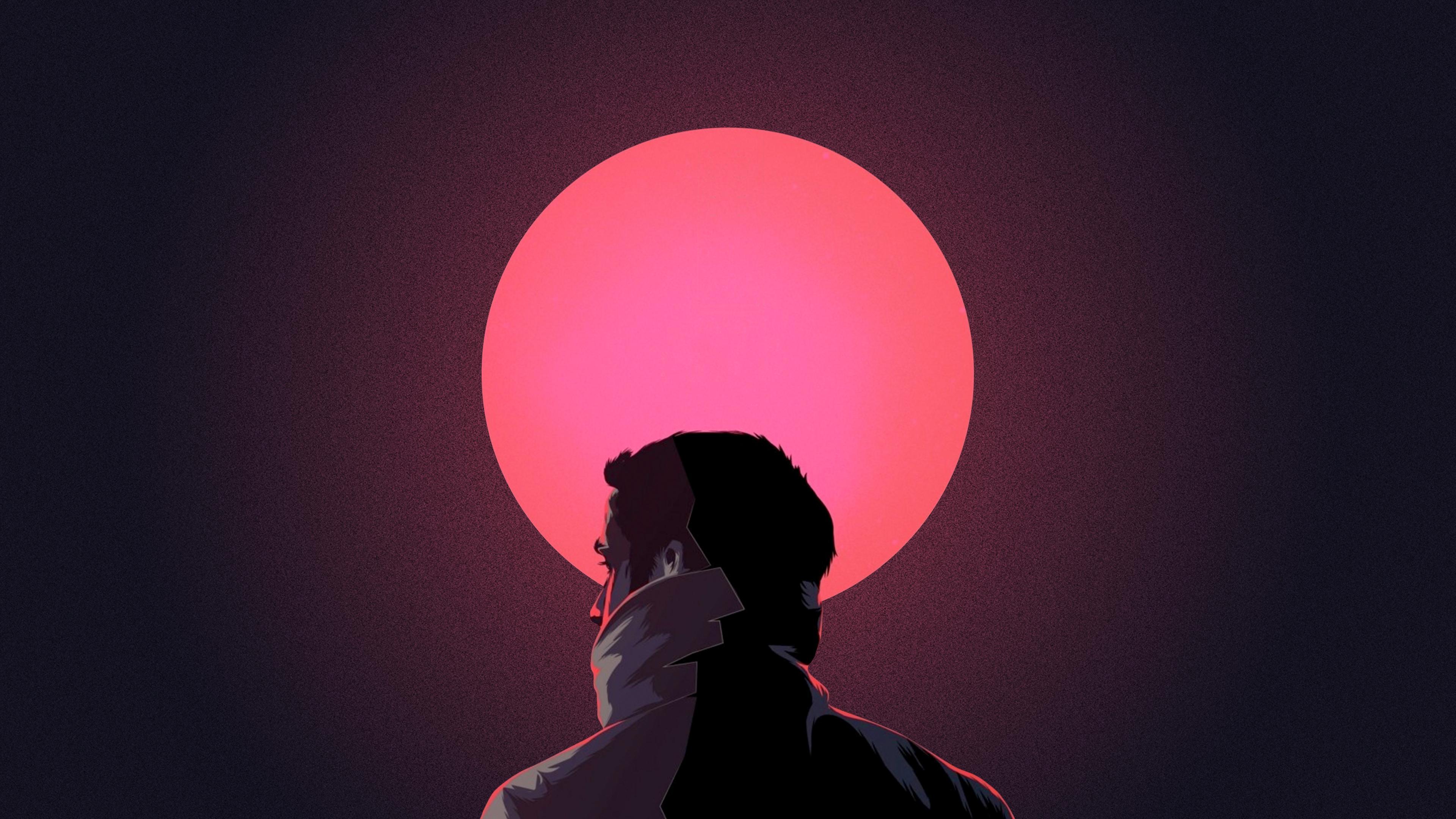 3840x2160 Red Moon [3840x2160]