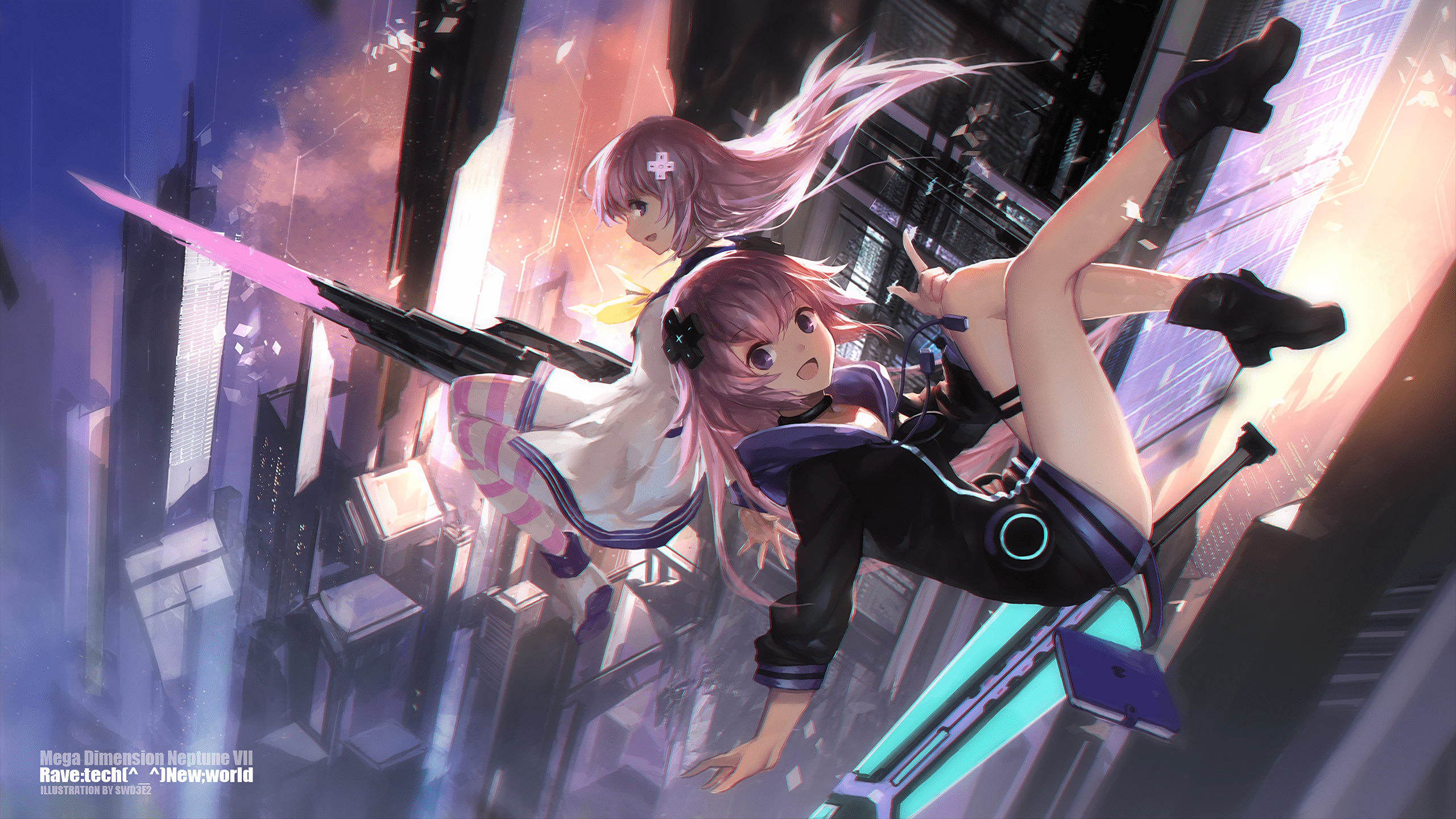 2560x1440 Neptune (Hyperdimension Neptunia) HD Wallpaper. Background