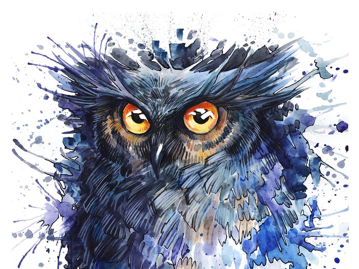 Blue Owl Wallpapers - Top Free Blue Owl Backgrounds - WallpaperAccess