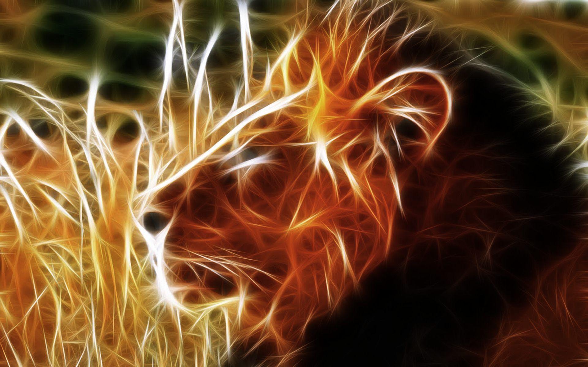 1920x1200 HD Wallpaper Lion