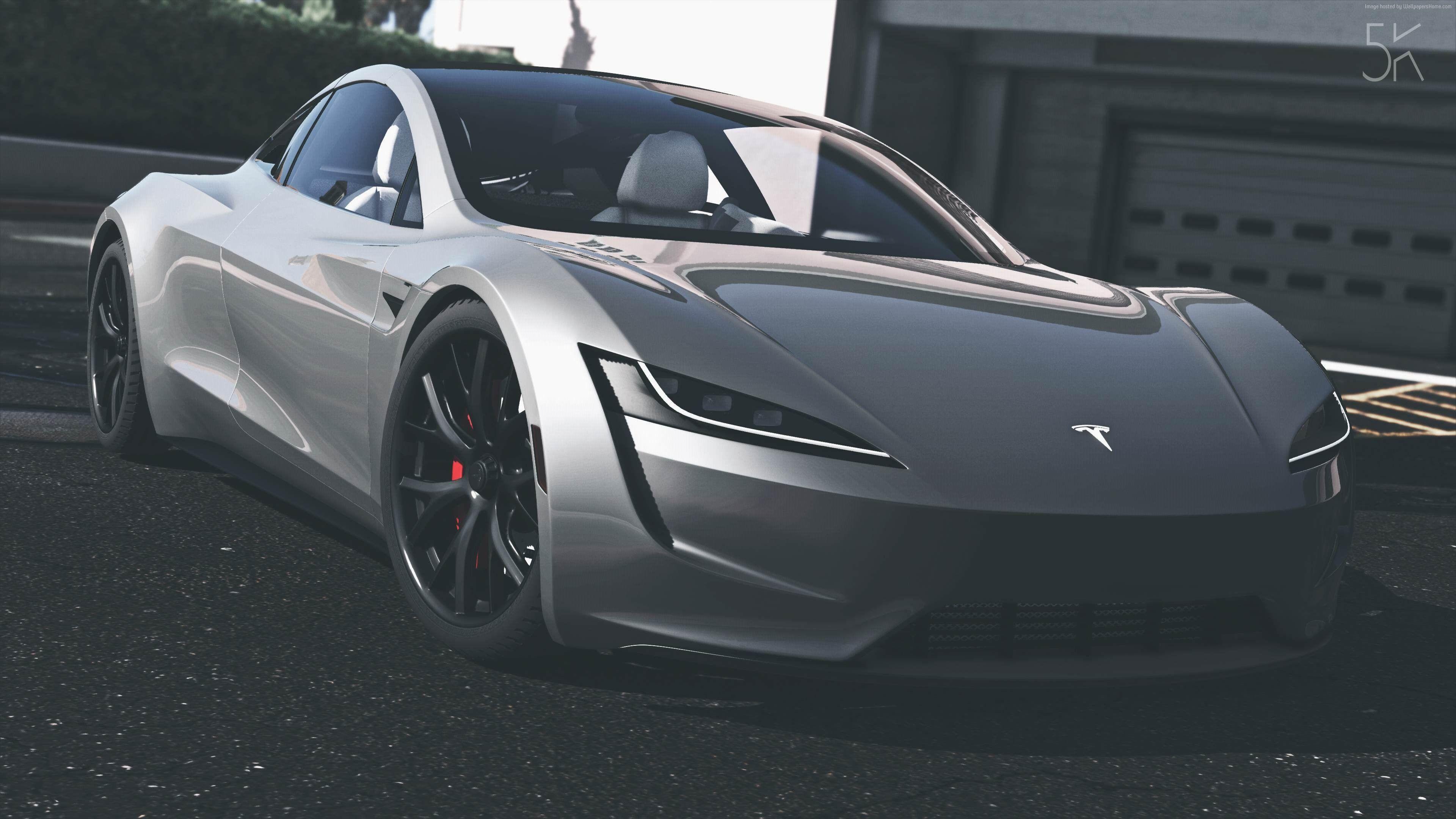 3840x2160 #GTA #electric car, Cars, K, #Tesla Roadster