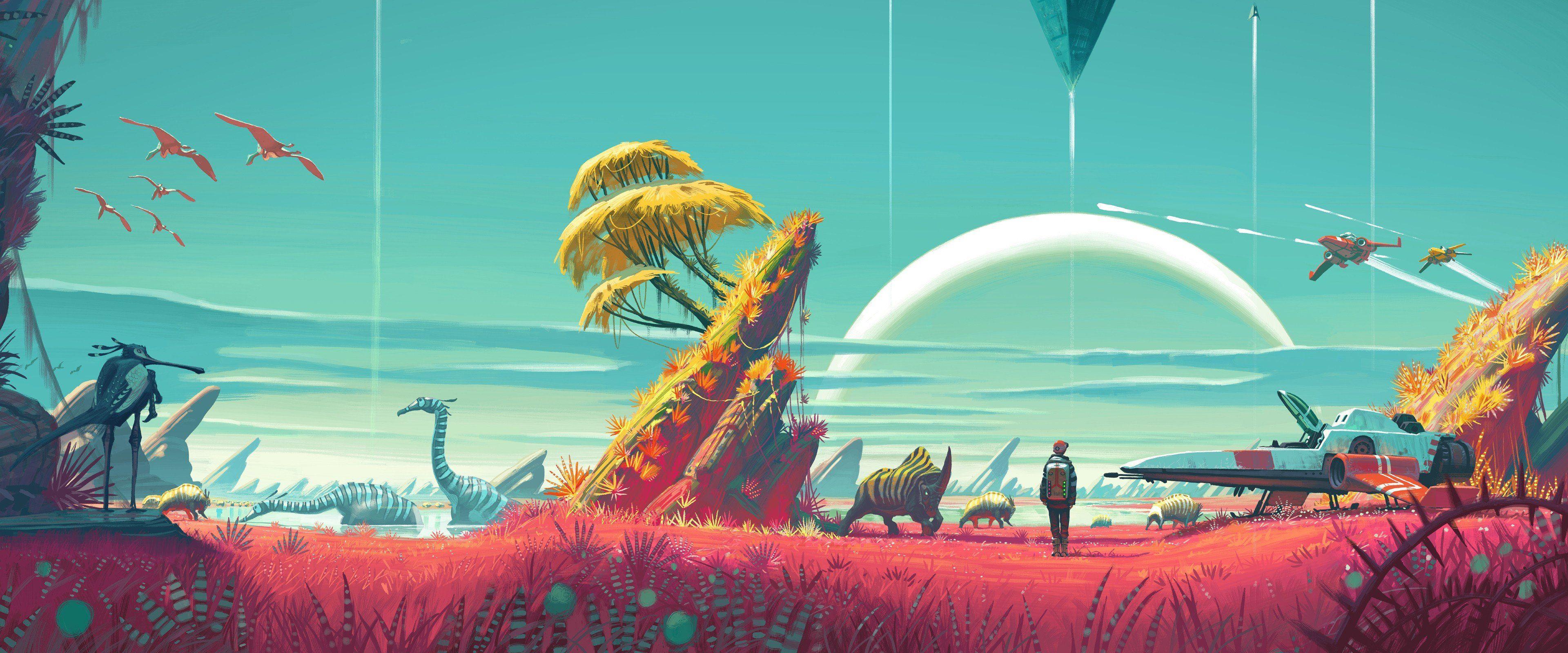 3840x1600 No Mans Sky, Video games Wallpaper HD / Desktop and Mobile Background