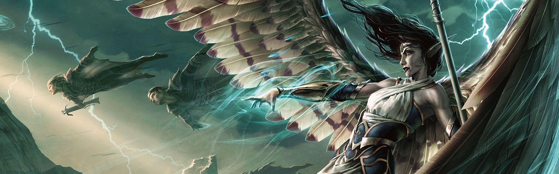 1920x600 Monsters - Air Elemental. Dungeons & Dragons