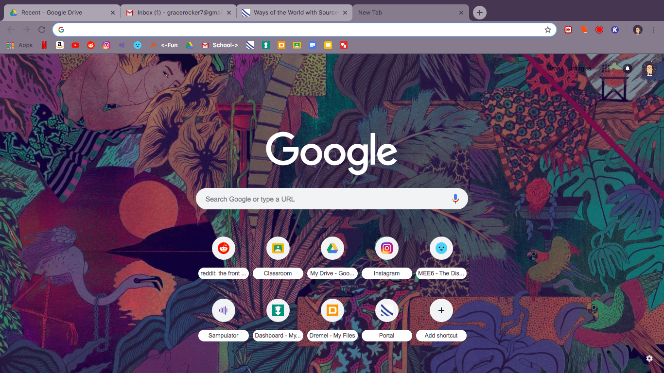 1366x768 Glassanimals Chrome 2018 Incognito, Download Wallpaper