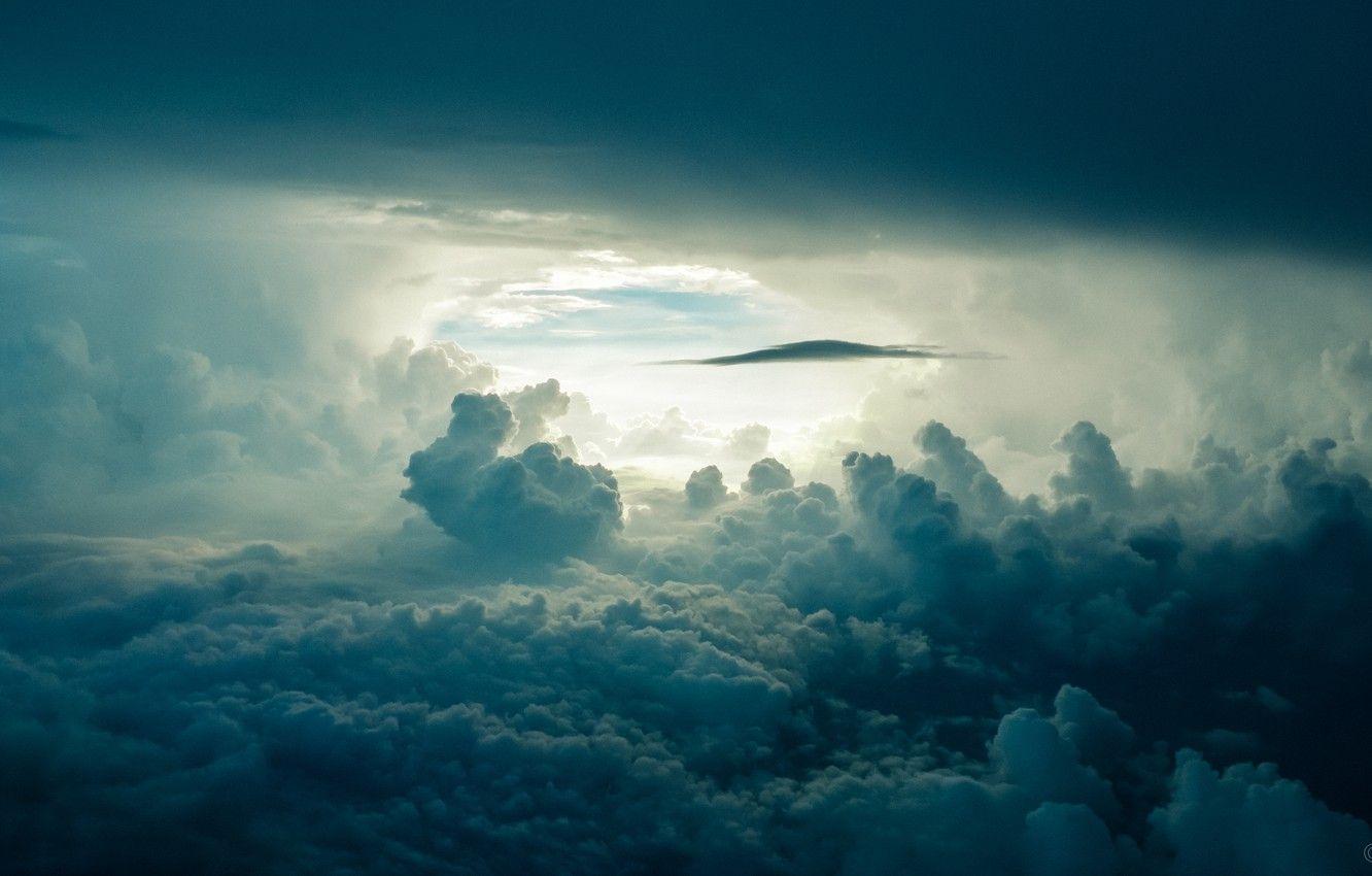 1332x850 Wallpaper view, clouds, Vietnam, thunderstorm, Saigon, Ho Chi Minh City, 31000ft image for desktop, section природа