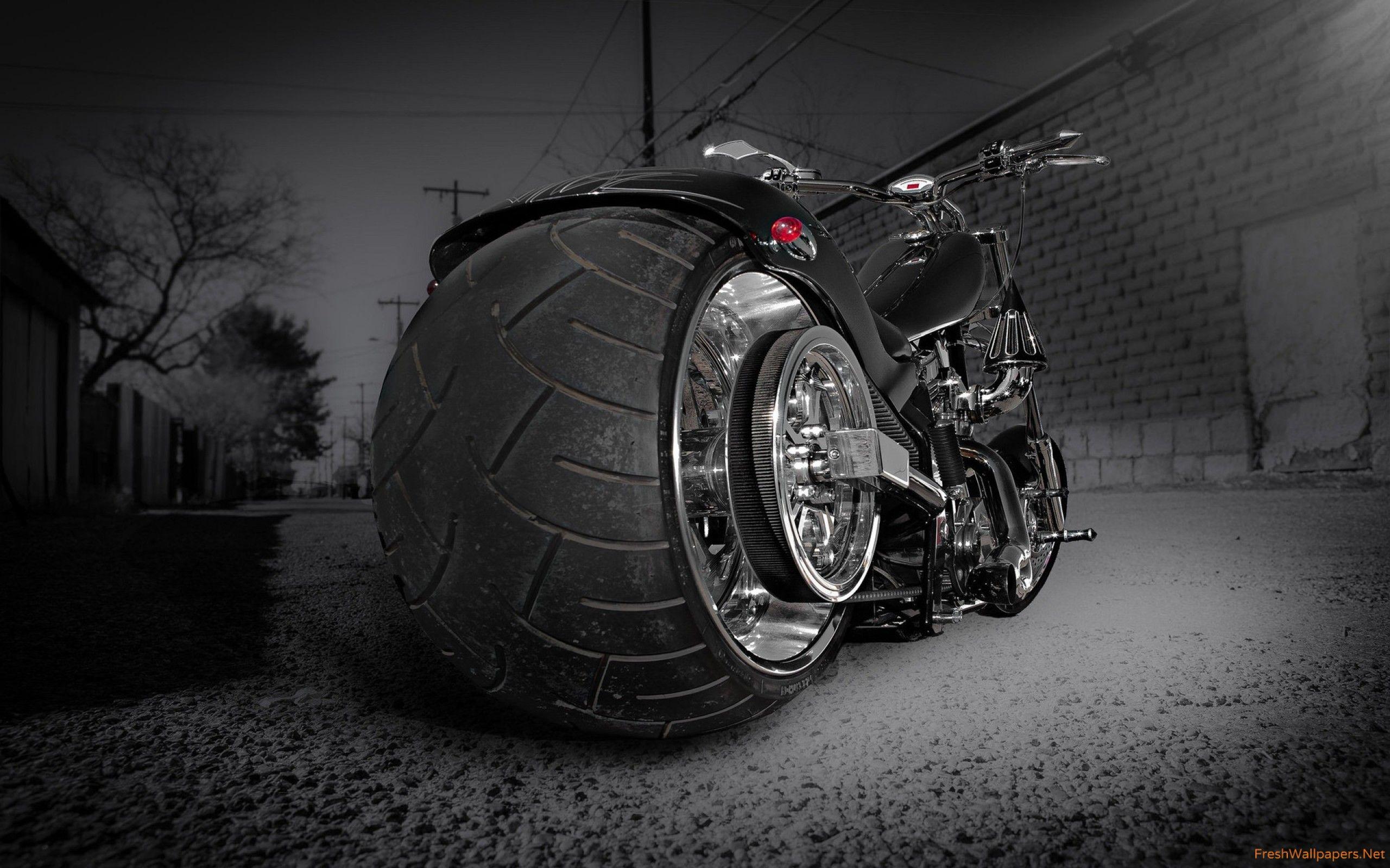 2560x1600 Big Wheel Custom Chopper wallpaper