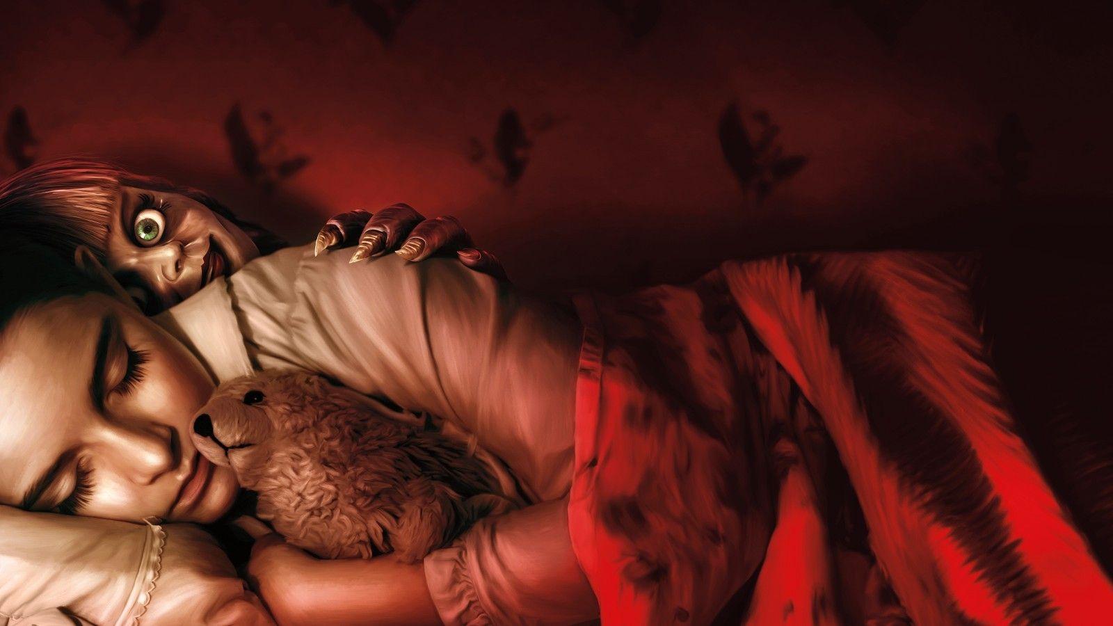 1600x900 Download 1600x900 Annabelle Comes Home, Artwork, Horror Movies