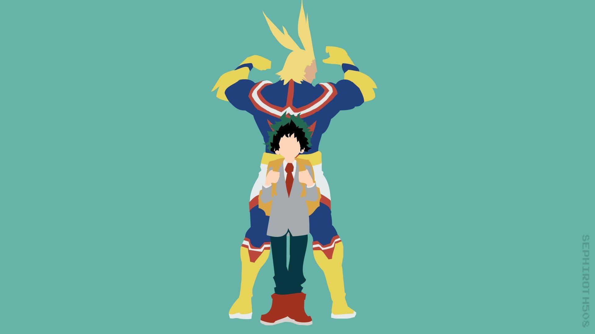 1920x1080 Shigaraki Tomura Minimalist Wallpaper