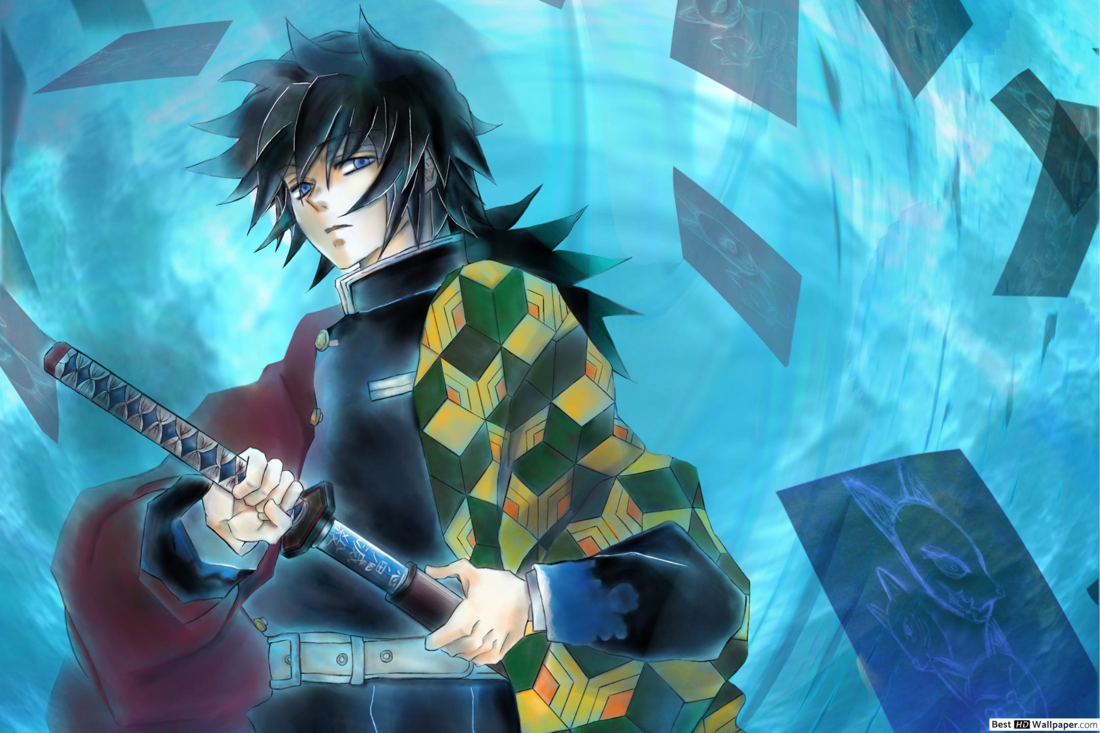 2160x1440 Demon Slayer : Kimetsu No Yaiba Tomioka HD wallpaper download
