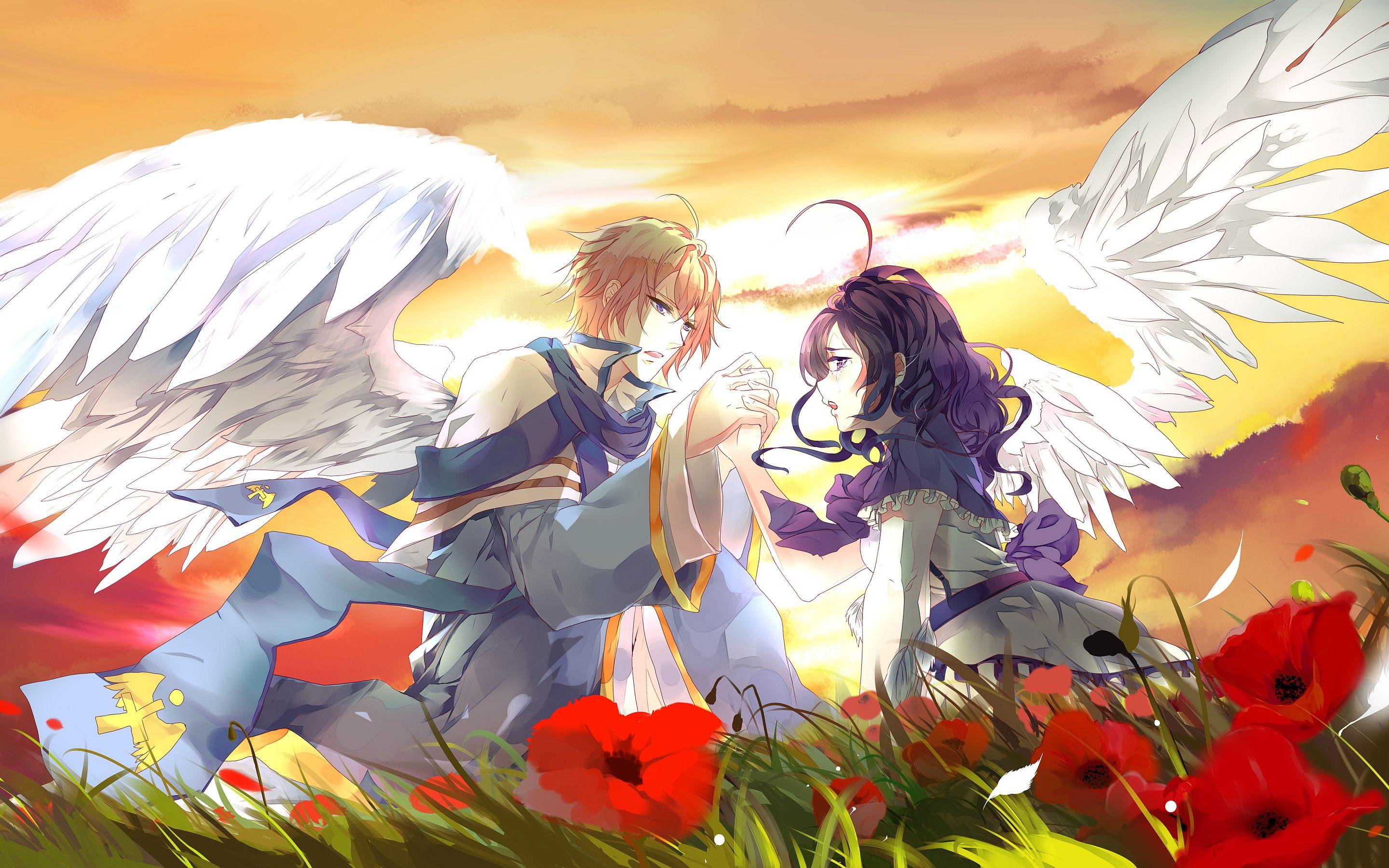 2880x1800 Free download Angel boy girl wallpaper 2880x1800 14655 [2880x1800] for your Desktop, Mobile & Tablet. Explore Anime Boy And Girl Wallpaper. Anime Boy Wallpaper, Anime Girl Wallpaper, Cute Anime Boy Wallpaper