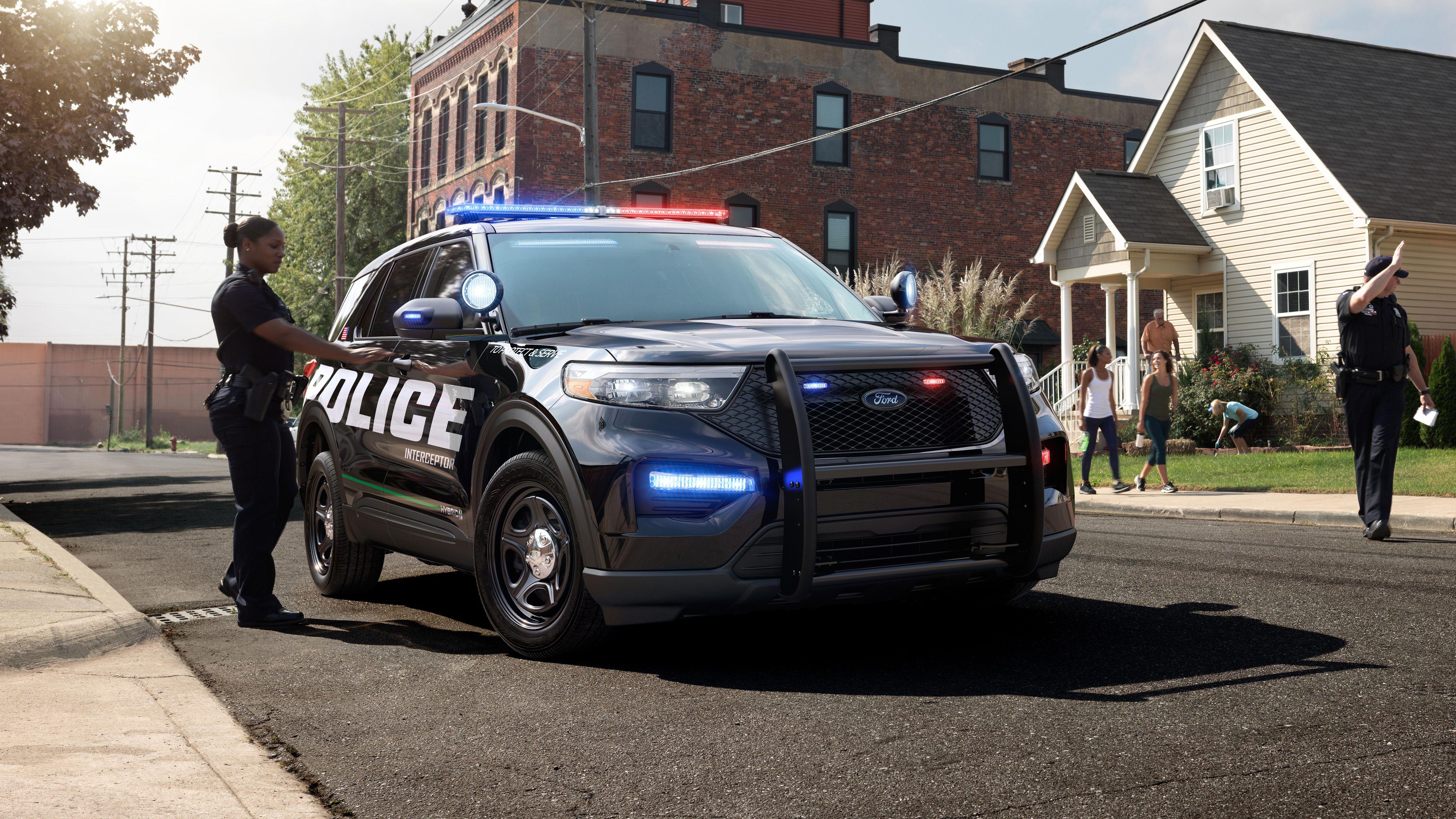 5120x2880 Ford Police Interceptor Utility 5K Wallpaper. HD Car Wallpaper