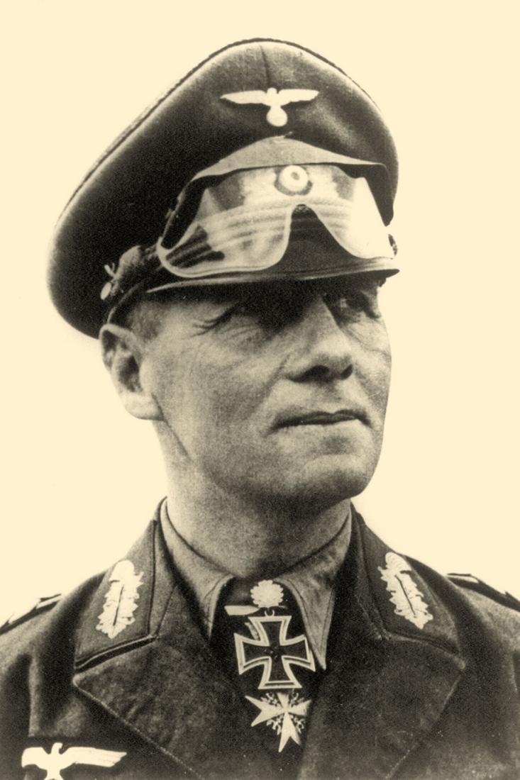 733x1100 Portrait of General Erwin Rommel C.1942 Print Wall Art