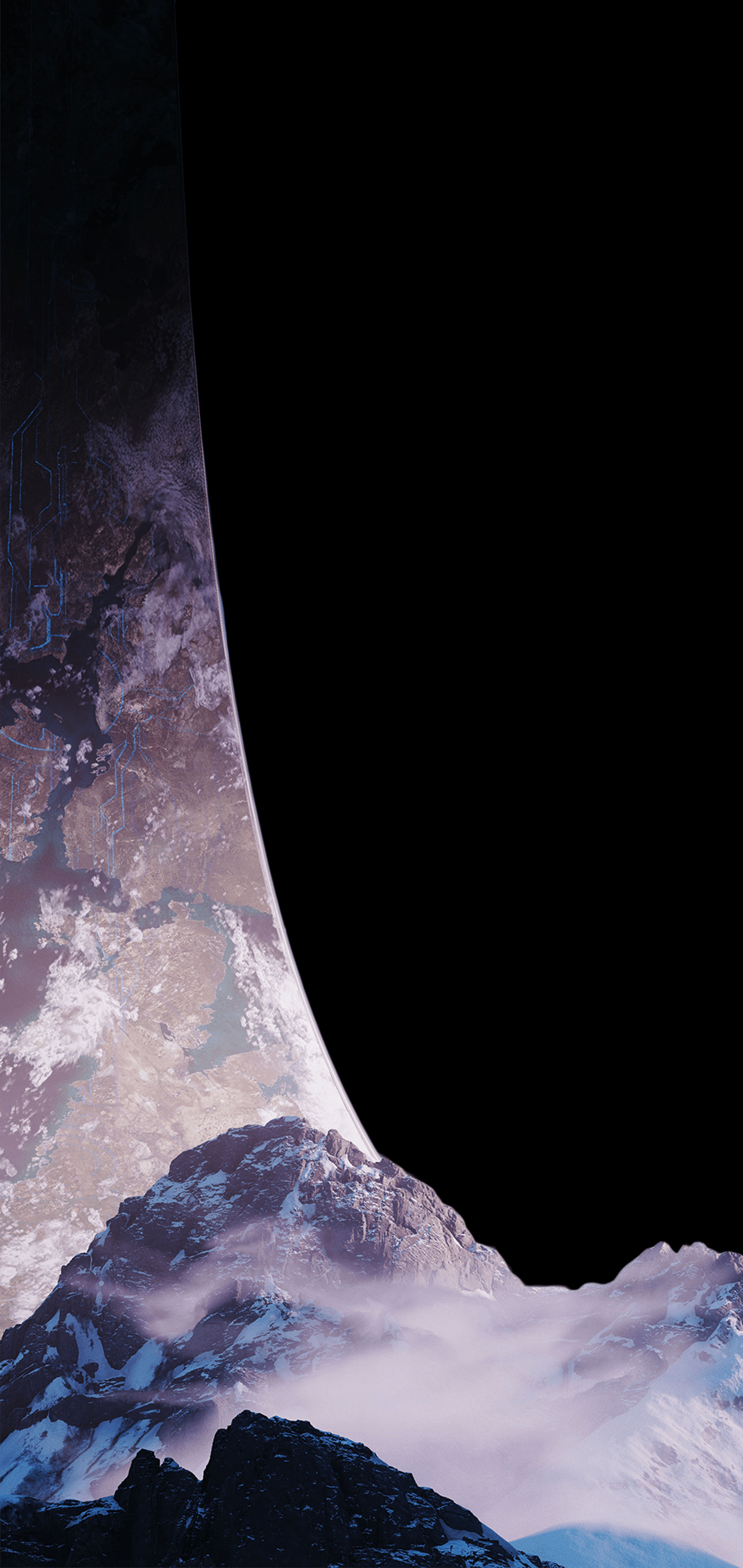 1440x3040 Created Two Halo Infinite Wallpaper For Phones (OLED and Normal)