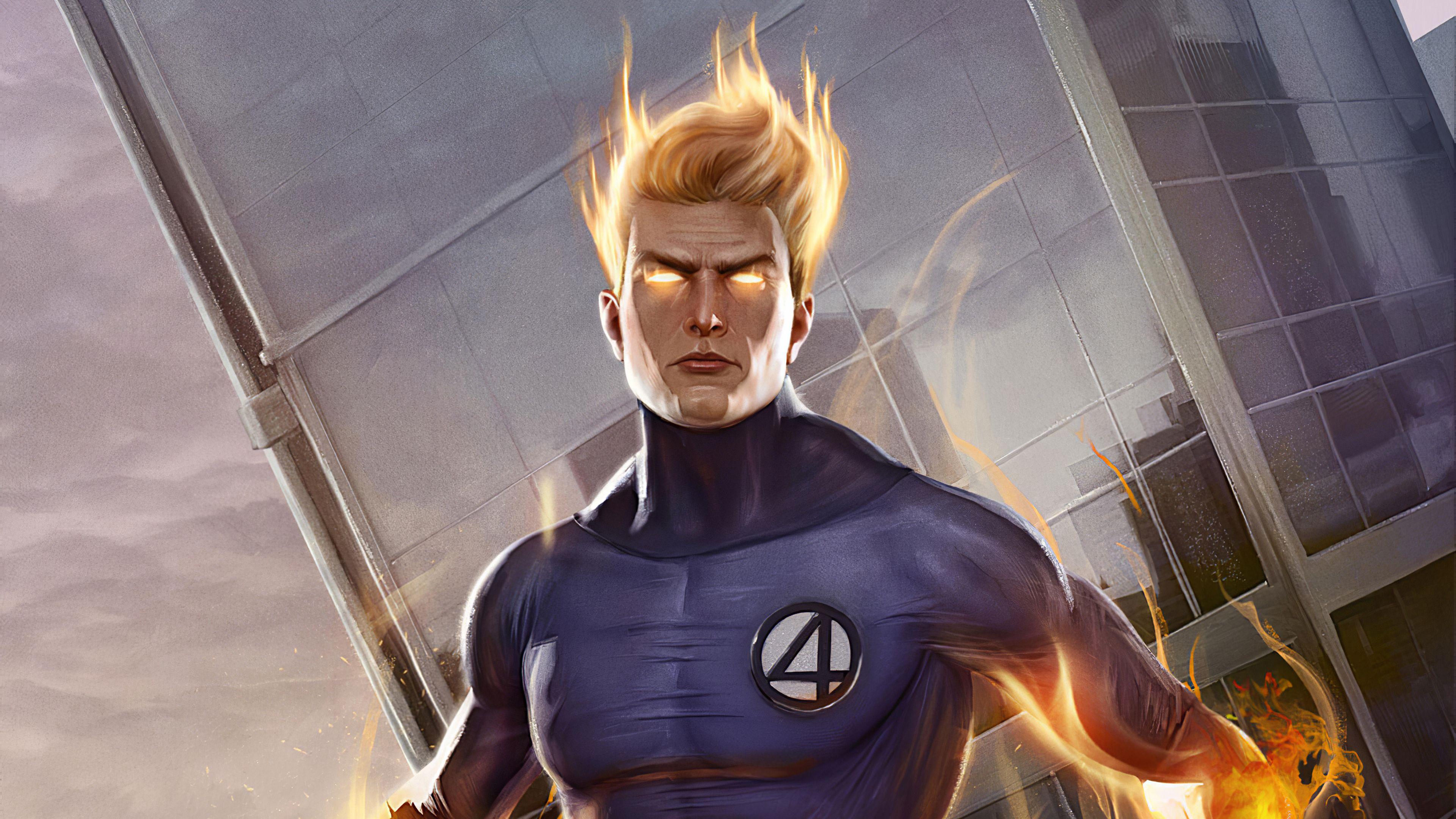 3840x2160 Human Torch, HD Superheroes, 4k Wallpaper, Image, Background
