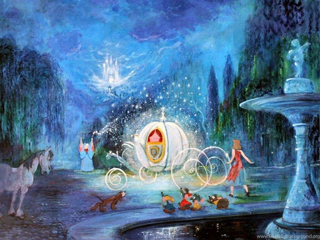 1024x768 Disney Cinderella Wallpaper Desktop Background
