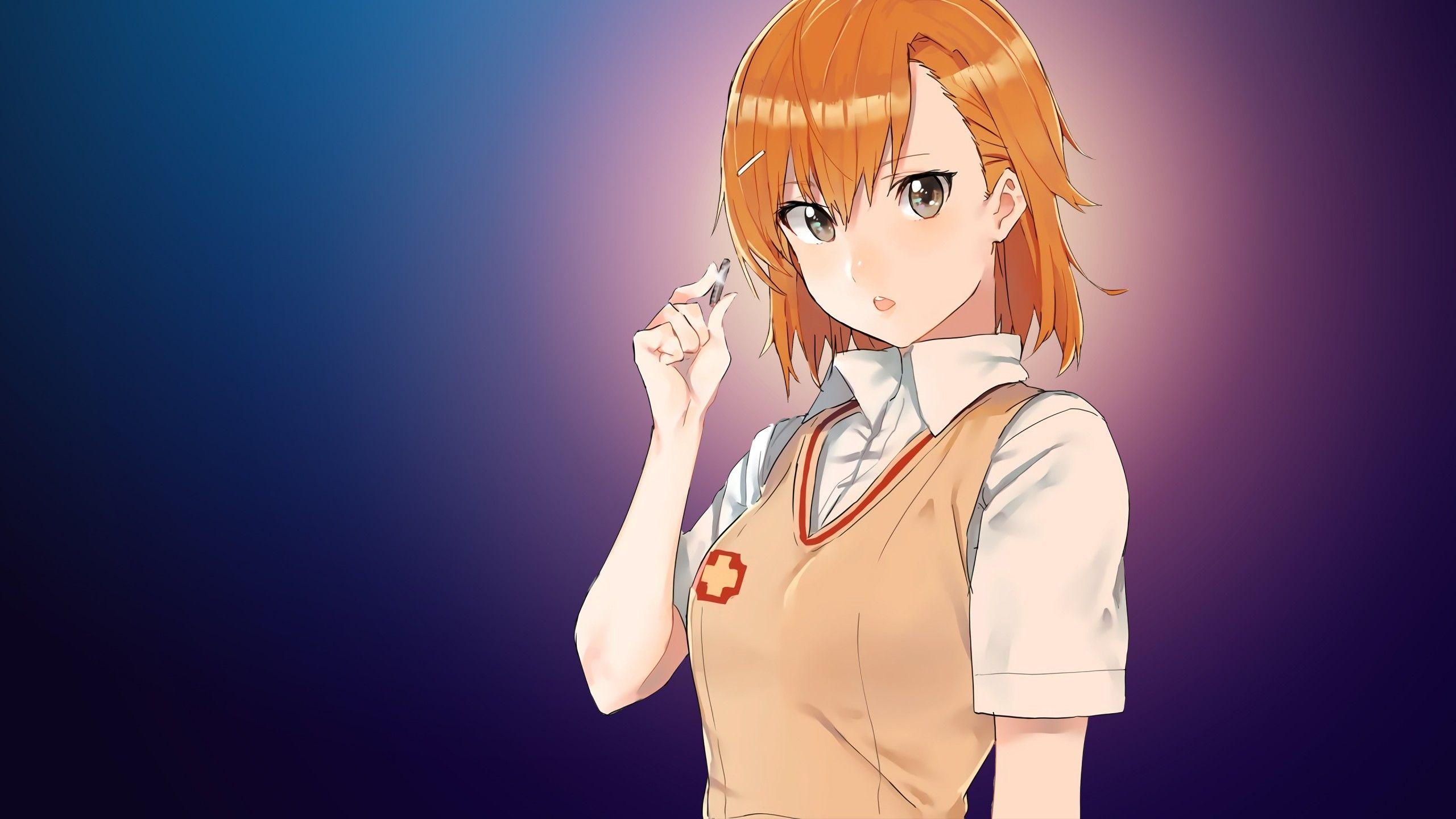 2560x1440 Wallpaper Mikoto Misaka, A Certain Magical Index, HD, 4K, Anime