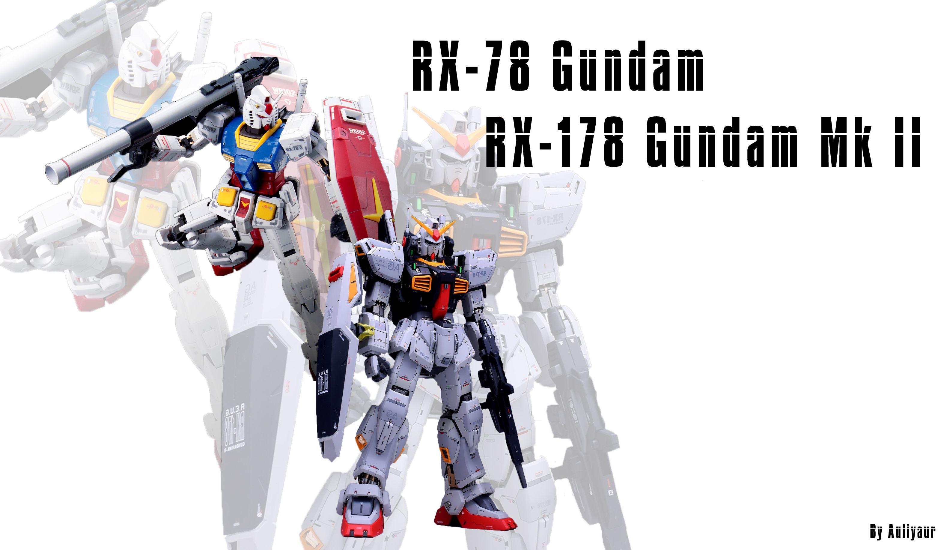 3149x1834 RX 78 Gundam And RX 178 Gundam Mk II HD Wallpaper