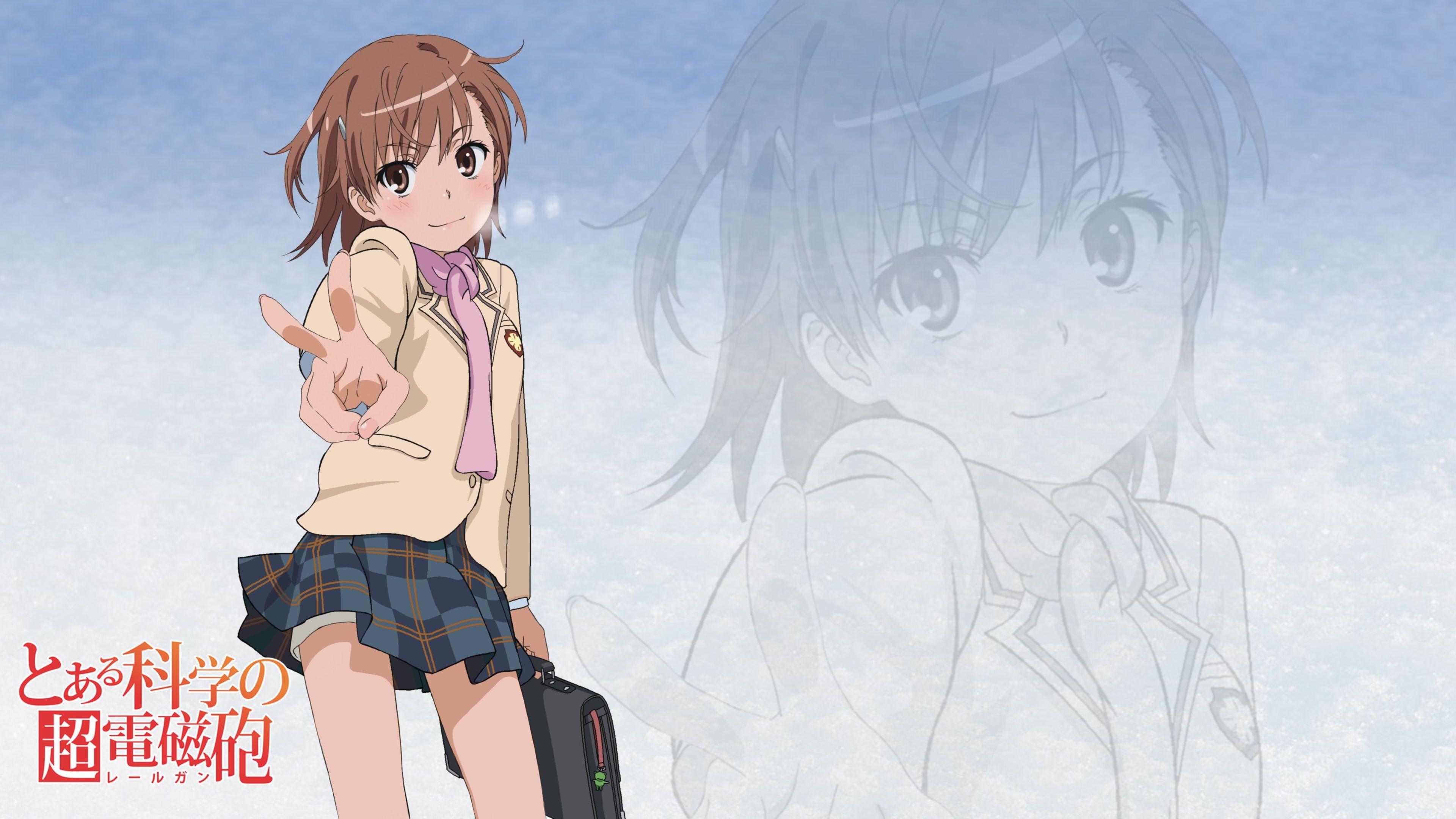 3840x2160 Misaka Mikoto Aru Majutsu no Index Wallpaper