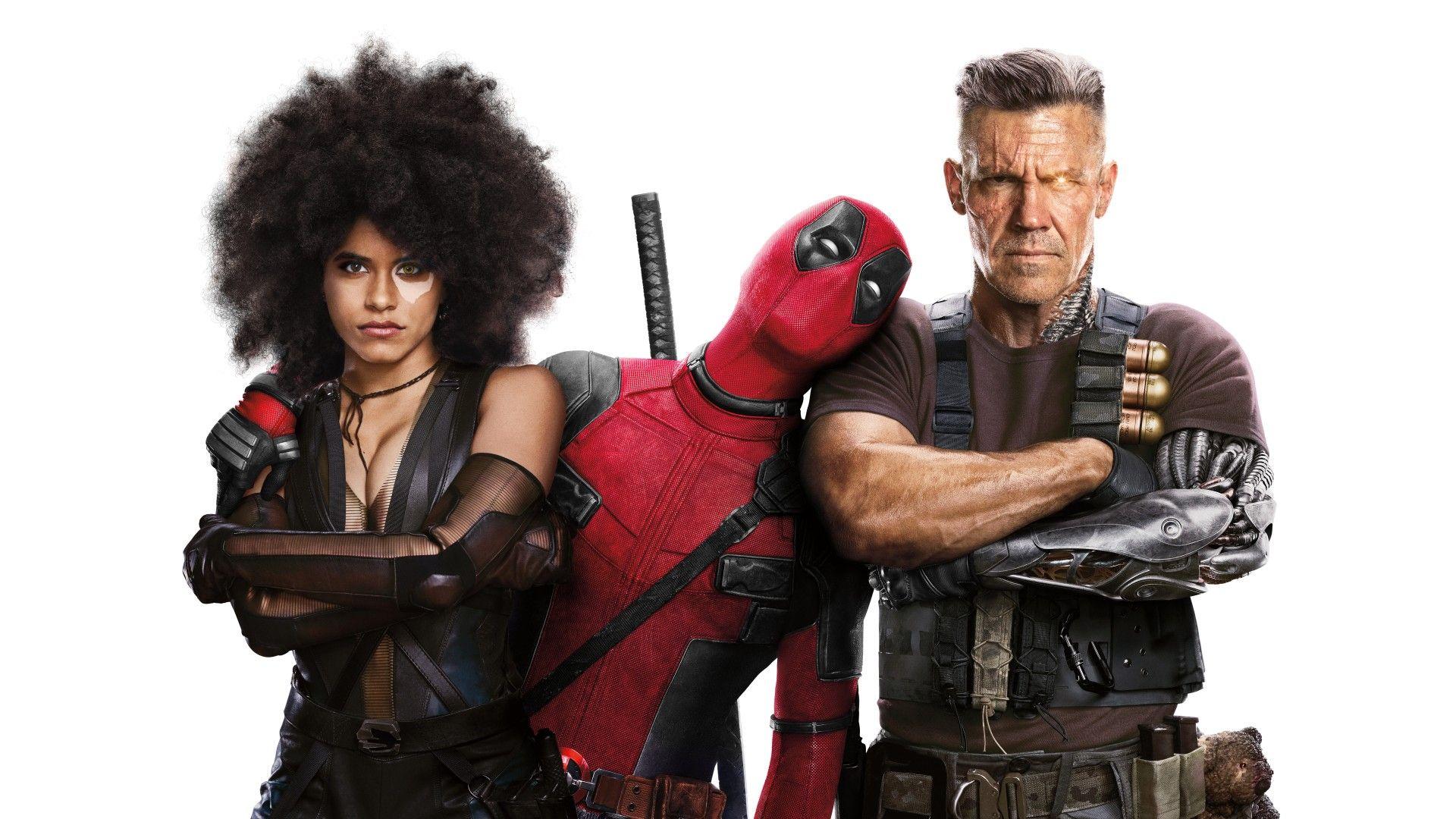 1920x1080 Deadpool 2 Domino Deadpool Cable Wallpaper