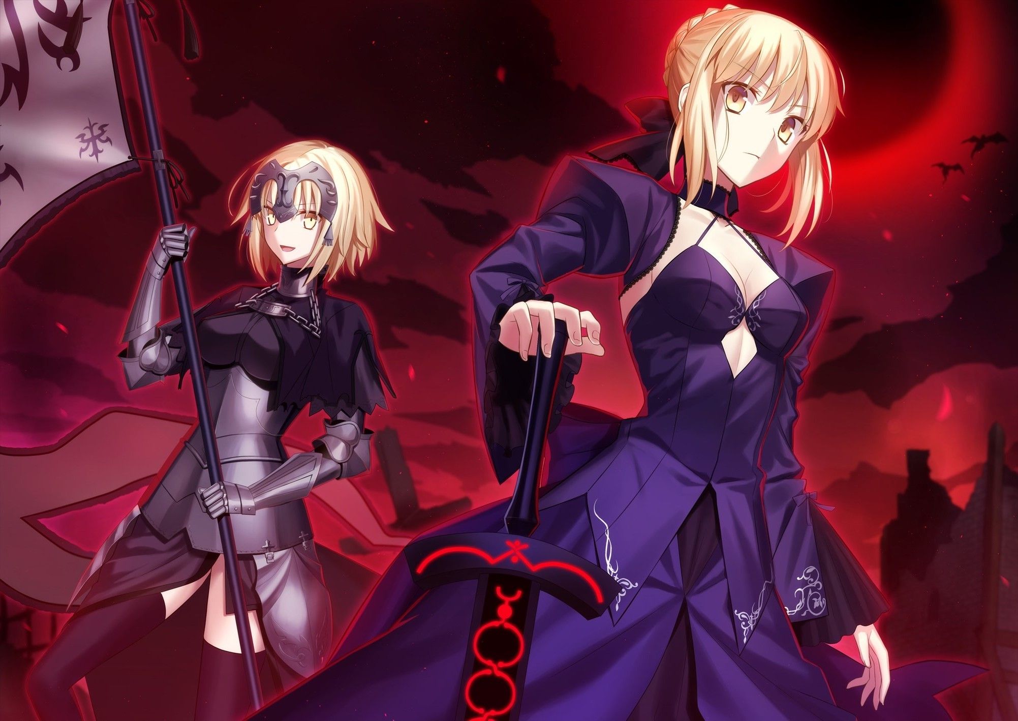 2003x1418 Fate Series, Fate Grand Order, Ruler (Fate Grand Order), Saber Alter Wallpaper HD / Desktop and Mobile Background
