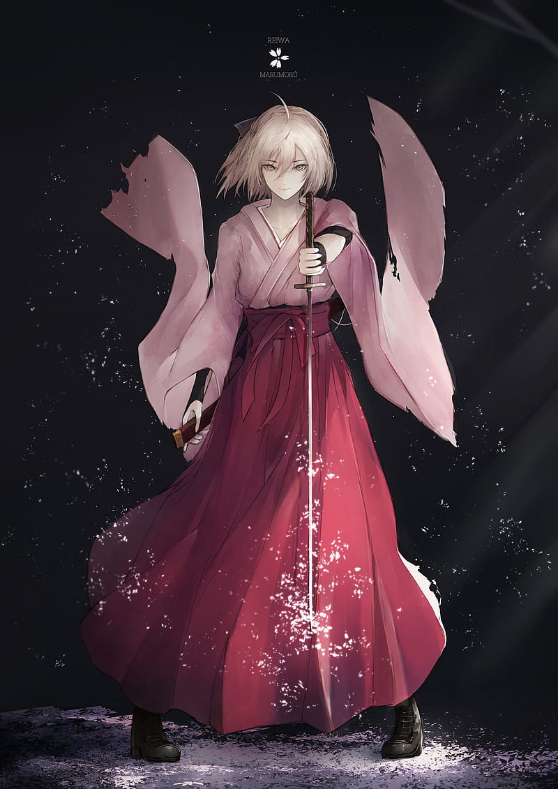 800x1131 Anime Girls, Anime, Fate Grand Order, Souji Okita (Fate), Marumoru, Fate Series, HD Phone Wallpaper