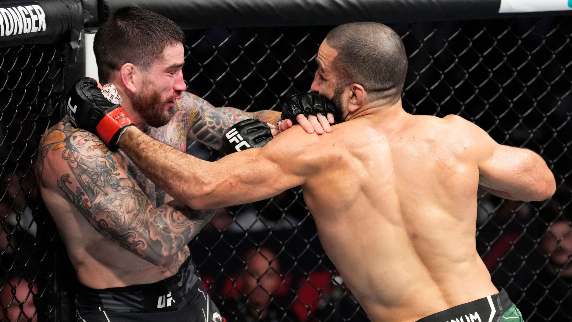 1920x1080 Belal Muhammad uses an onslaught of punches to grab TKO win