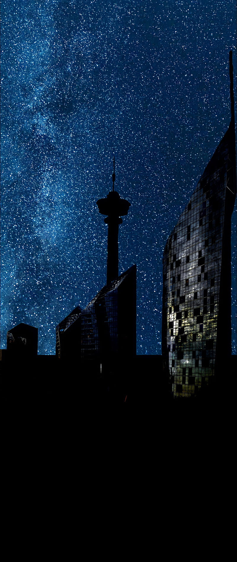 800x1896 Tampere Skyline, city, finland, kansi, nasinneula, night, sky, skyline, skyscraper, HD phone wallpaper